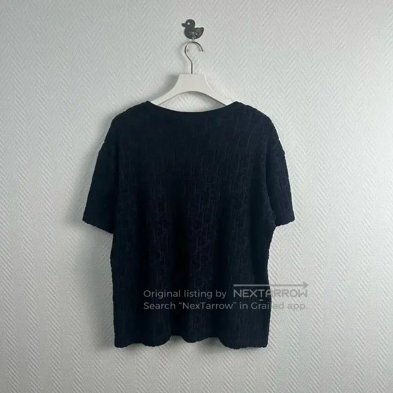 Dior Dior Black Linen Blend T-Shirt for Men . Size US M / EU 48-50 / 2 - 2 Thumbnail