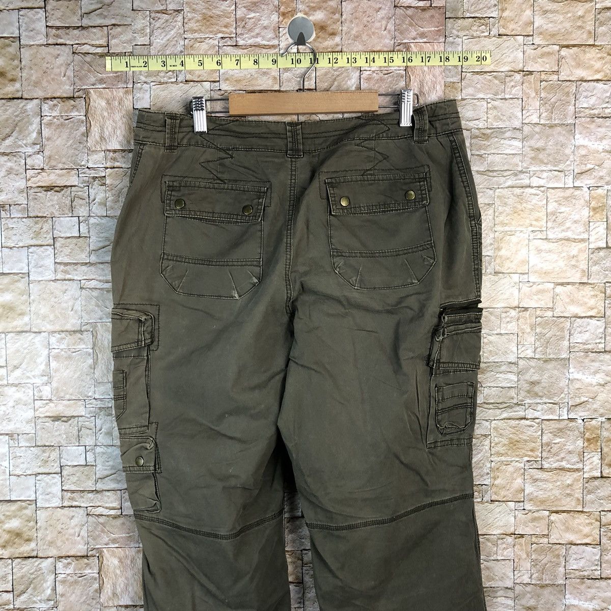Other Courtenay Green Cargo Multipocket Pants #A965 Size 32" / US 10 / IT 46 - 16 Thumbnail