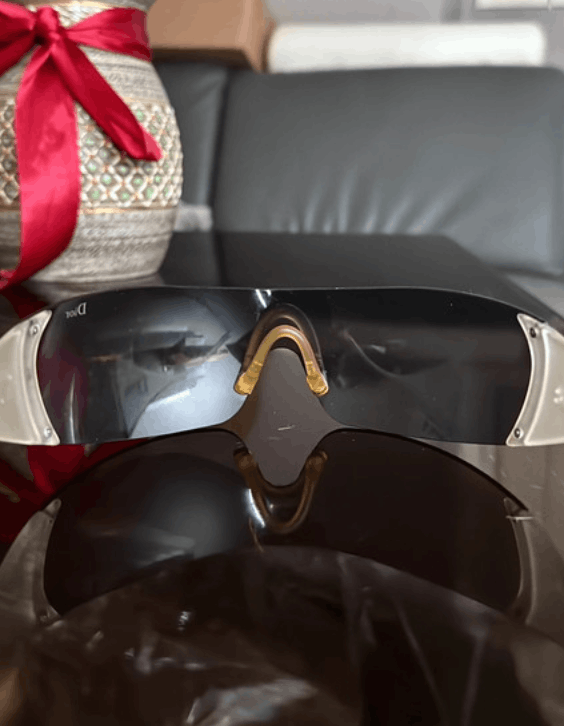 Christian Dior Monsieur × Dior × Vintage DIOR Sunglasses SKI Rimless Mask Pop Bike Shield RI931 Size ONE SIZE - 5 Thumbnail