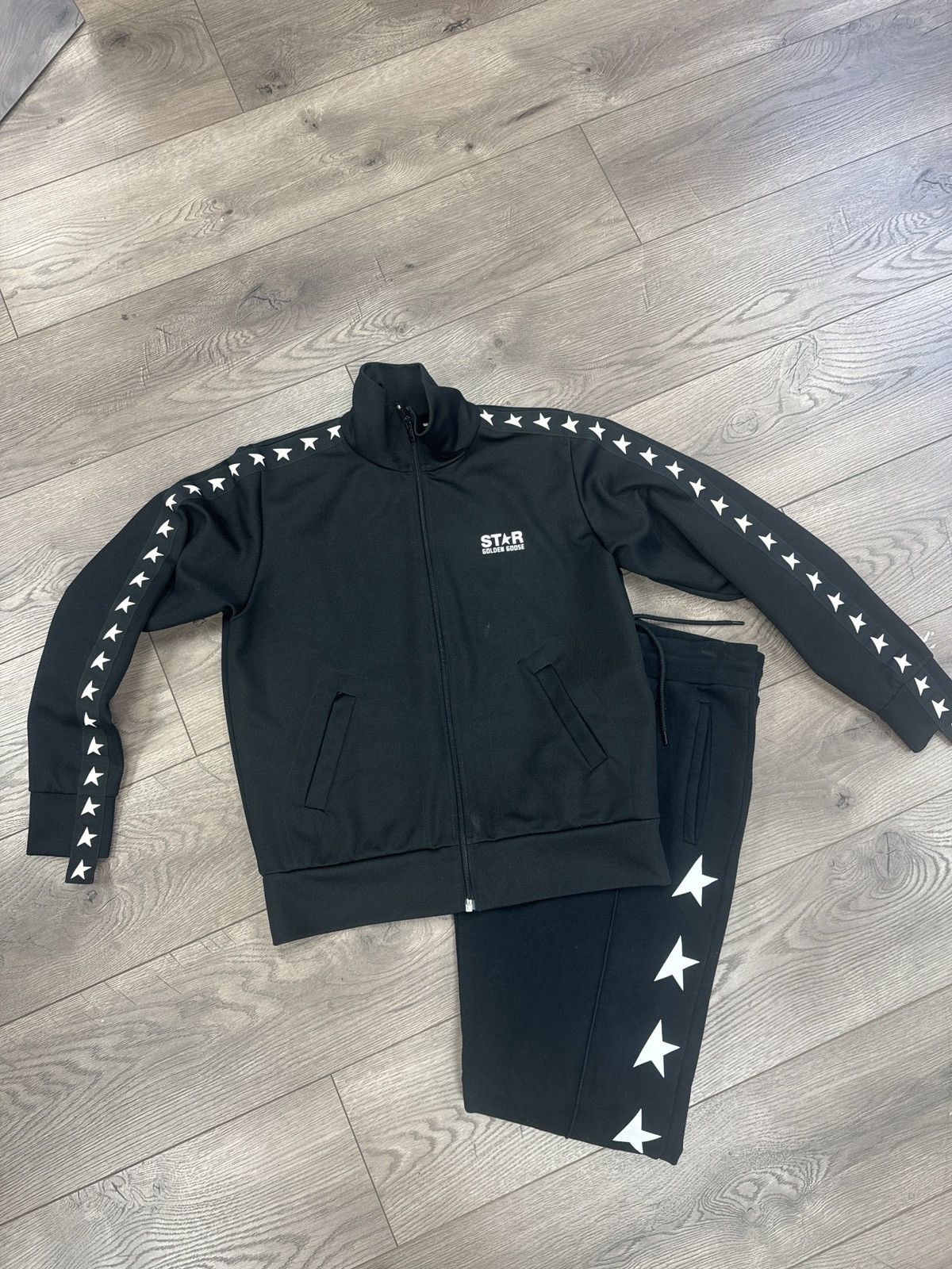 Golden Goose Golden goose track suit black medium Size US 32 / EU 48 - 1 Thumbnail