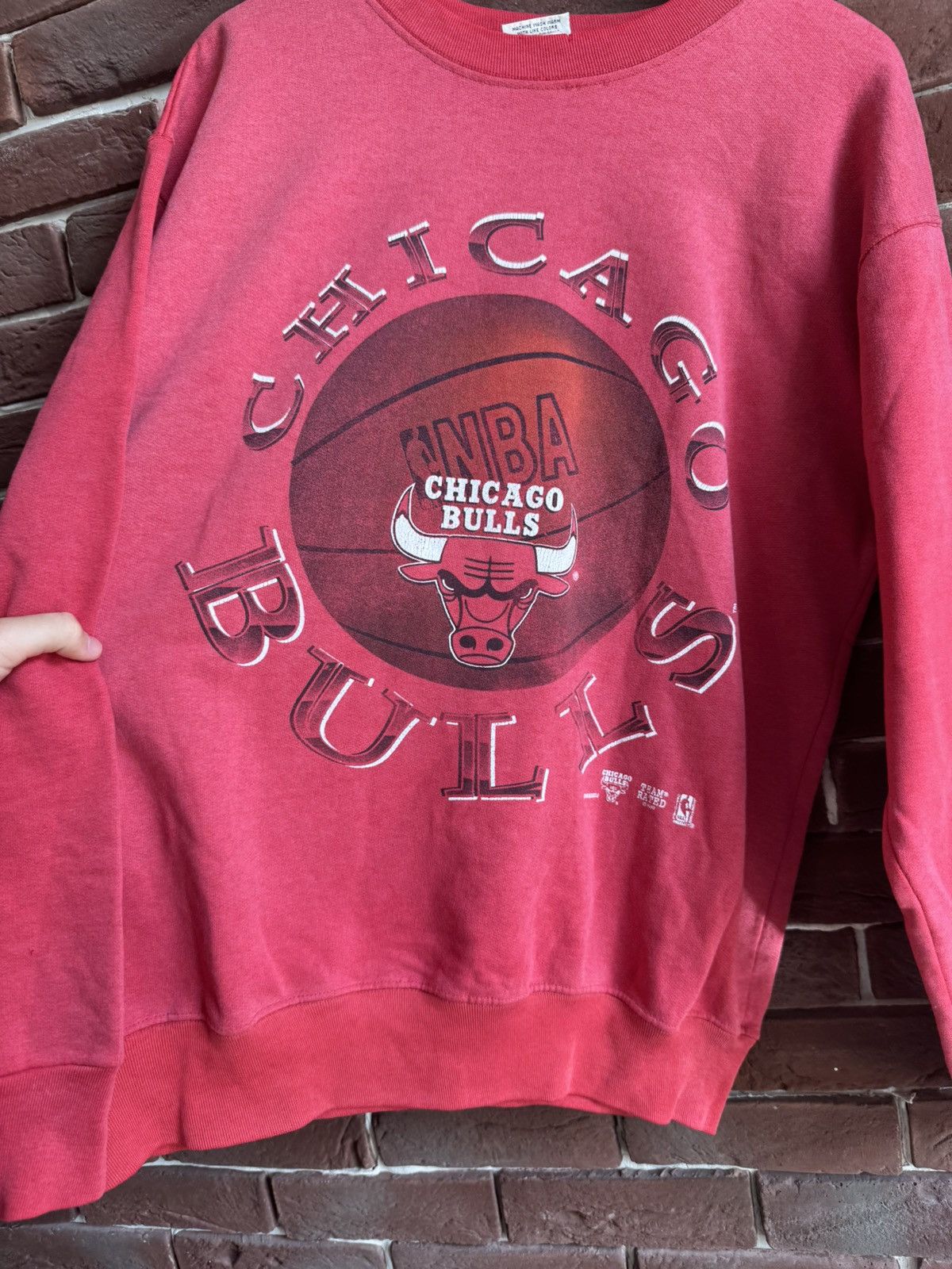 NBA × Vintage Vintage 90s Magic Chicago Bulls Basketball NBA Sweatshirt L Size US L / EU 52-54 / 3 - 3 Thumbnail
