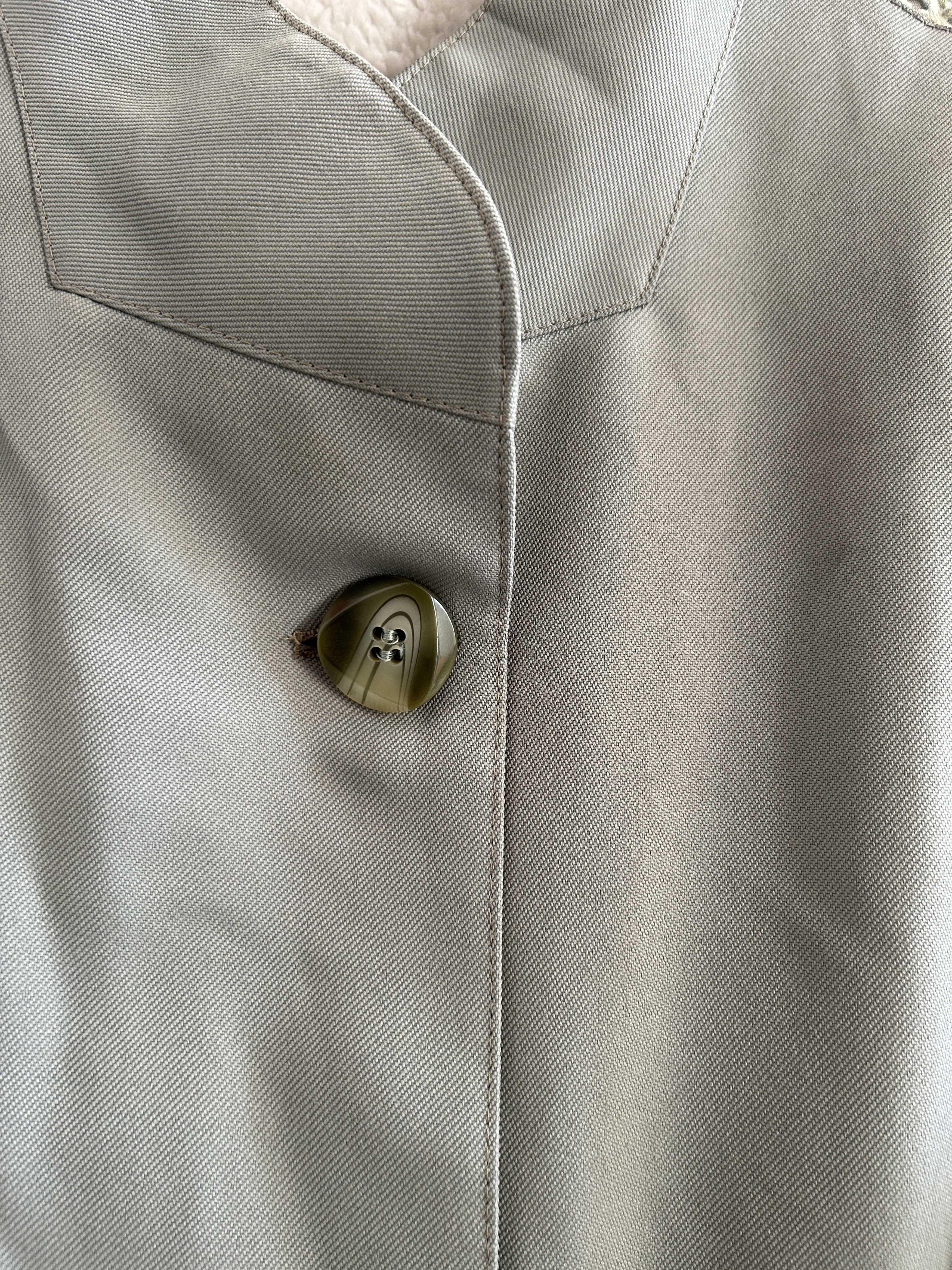 Vintage Vintage 70s Sage Green Sherpa Lined Coat Size M / US 6-8 / IT 42-44 - 16 Thumbnail