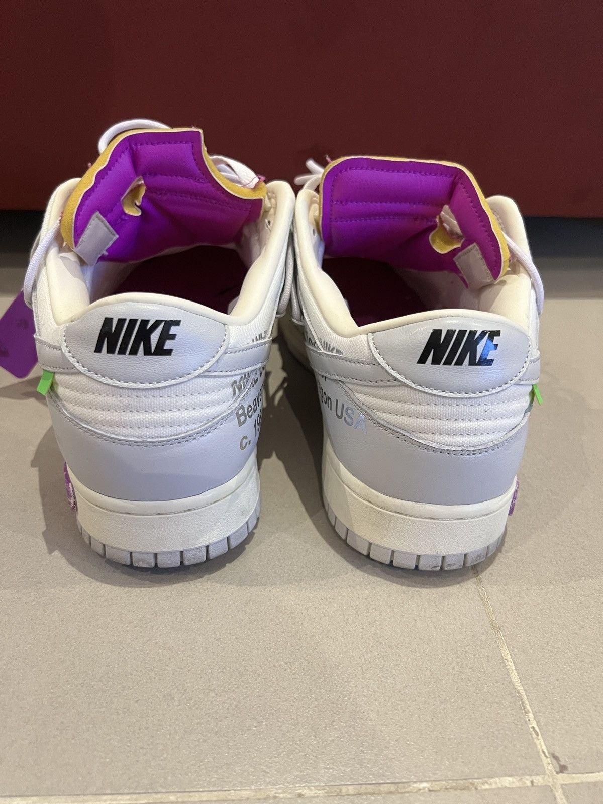 Nike × Off-White Nike Dunk Off White 3 of 50 Size US 12 / EU 45 - 3 Thumbnail