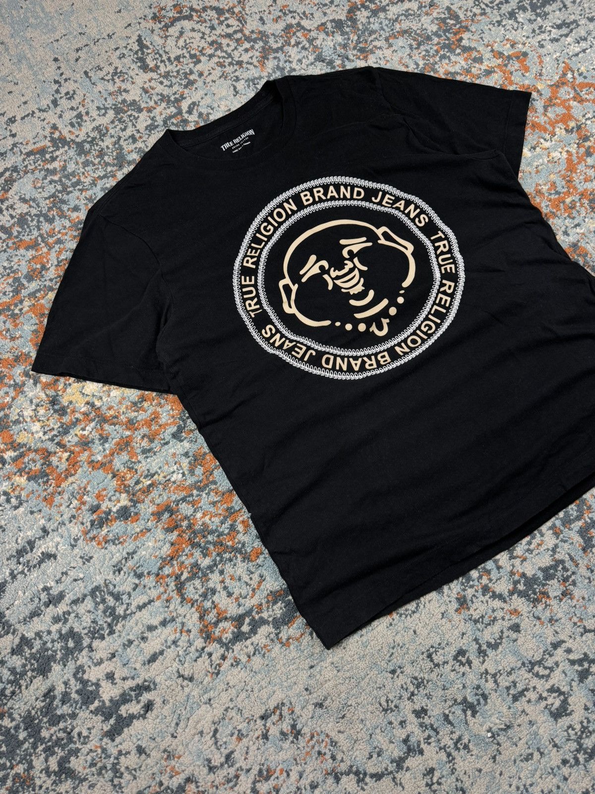 True Religion True Religion Buddha face graphic tee chief keef sosa y2k Size US XL / EU 56 / 4 - 2 Thumbnail