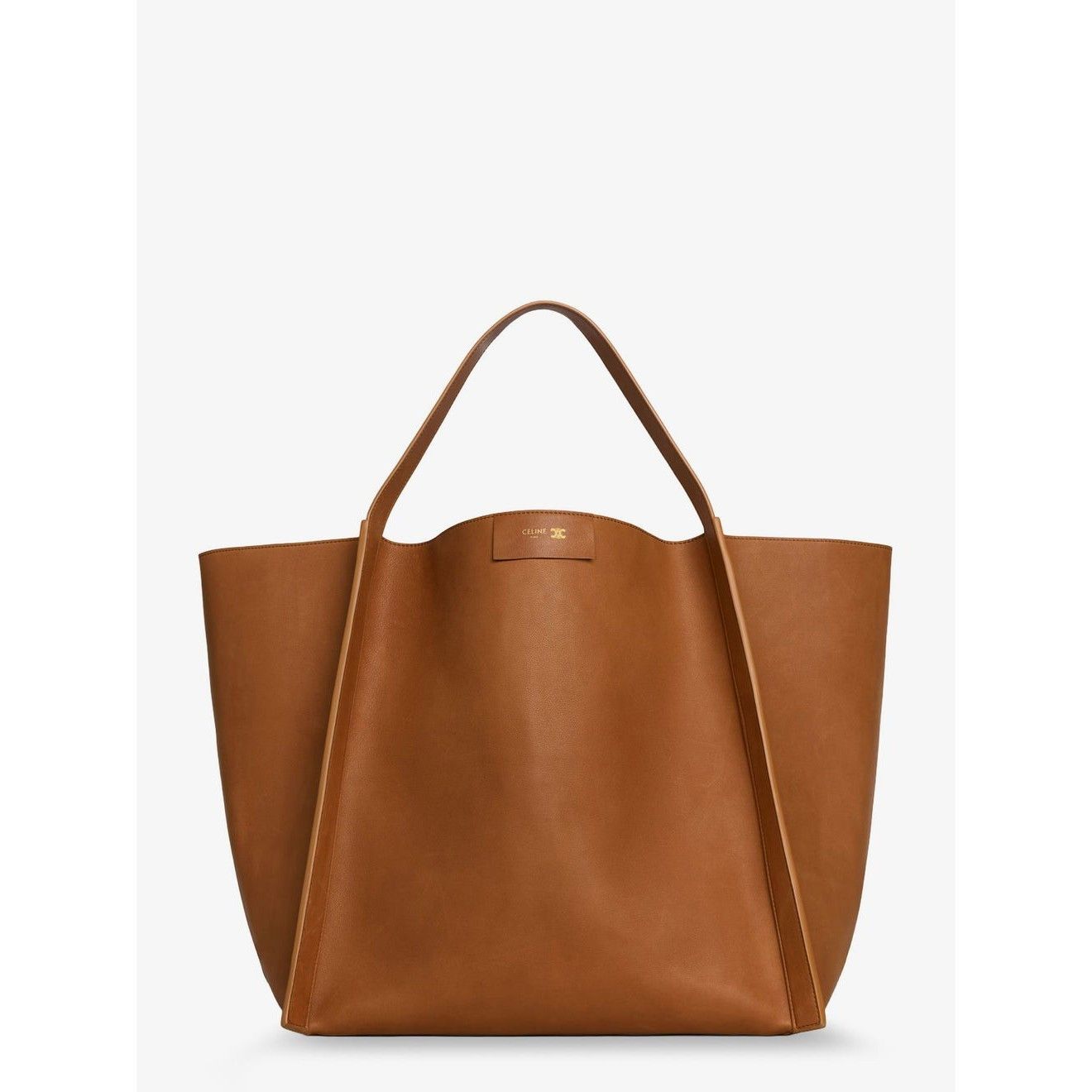 Celine CELINE Cube Medium $4350 Soft Tan Tote Bag New & Authentic Size ONE SIZE - 1 Thumbnail