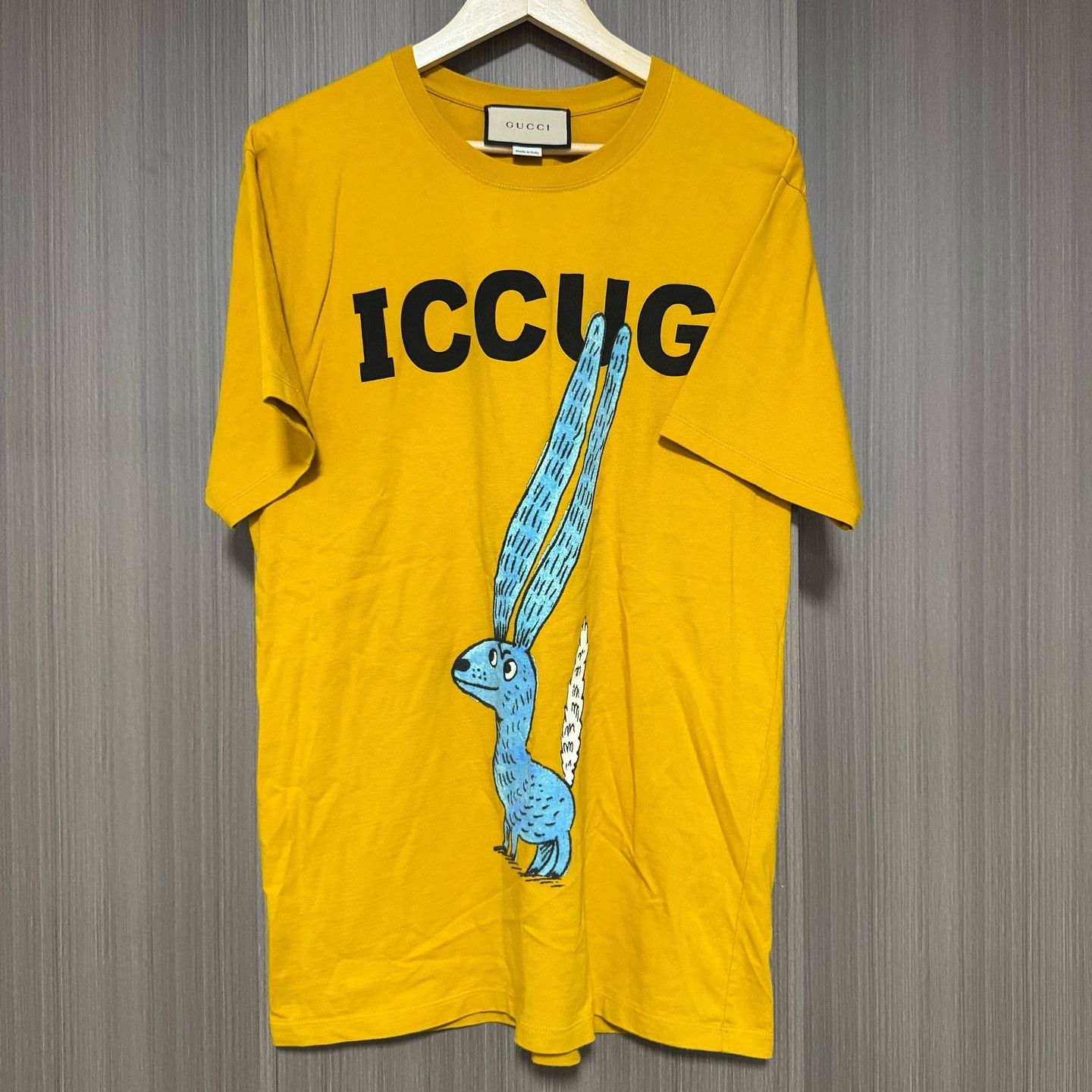 Gucci Gucci ICCUG Cartoon Graphic T-Shirt Size M Size US M / EU 48-50 / 2 - 1 Thumbnail