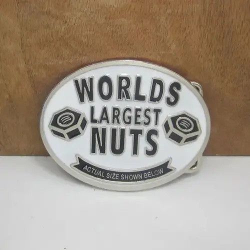 VIBE " WORLD'S LARGEST NUTS " belt buckle Size ONE SIZE - 1 Thumbnail