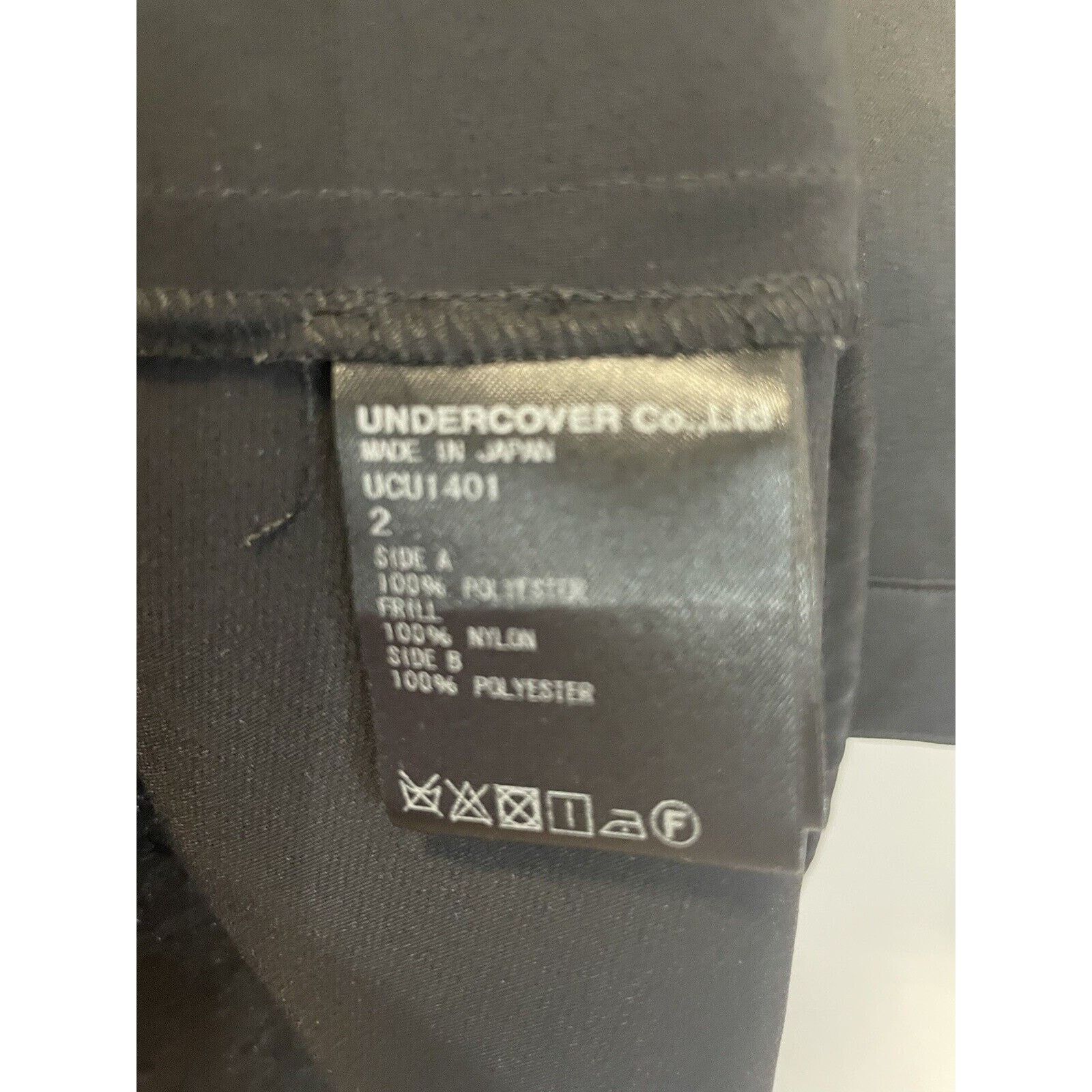 Undercover SS18 Undercover Reversible Sheer Overlay Black Top JP Size 2 Size S / US 4 / IT 40 - 5 Thumbnail