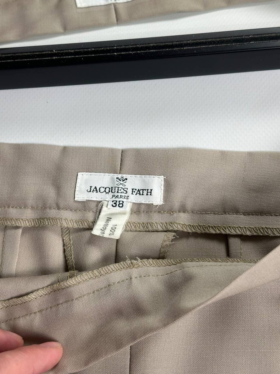 Vintage Jacques Fath Vintage Paris Designer Pants Size 38" / US 16 / IT 52 - 2 Thumbnail