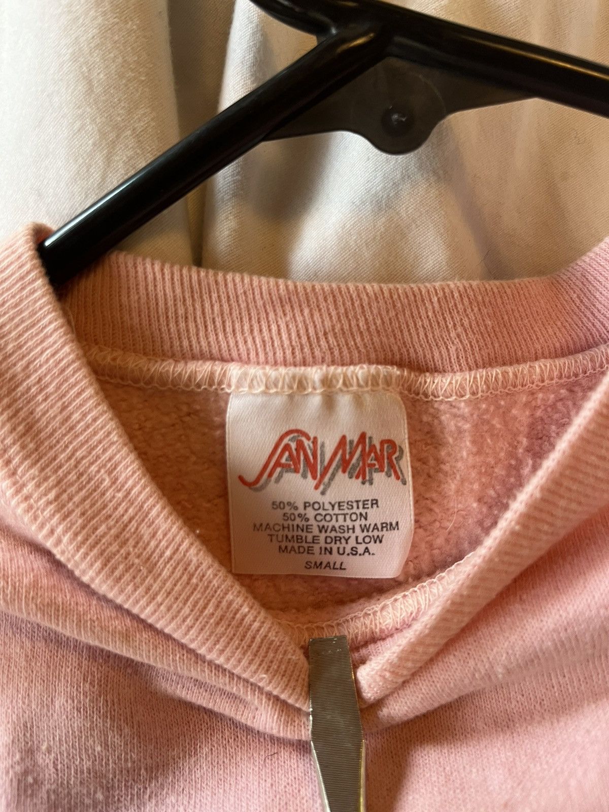 Vintage Vintage Pink Cutoff Crewneck Sweatshirt Lakeport Speedway Size S / US 4 / IT 40 - 3 Thumbnail