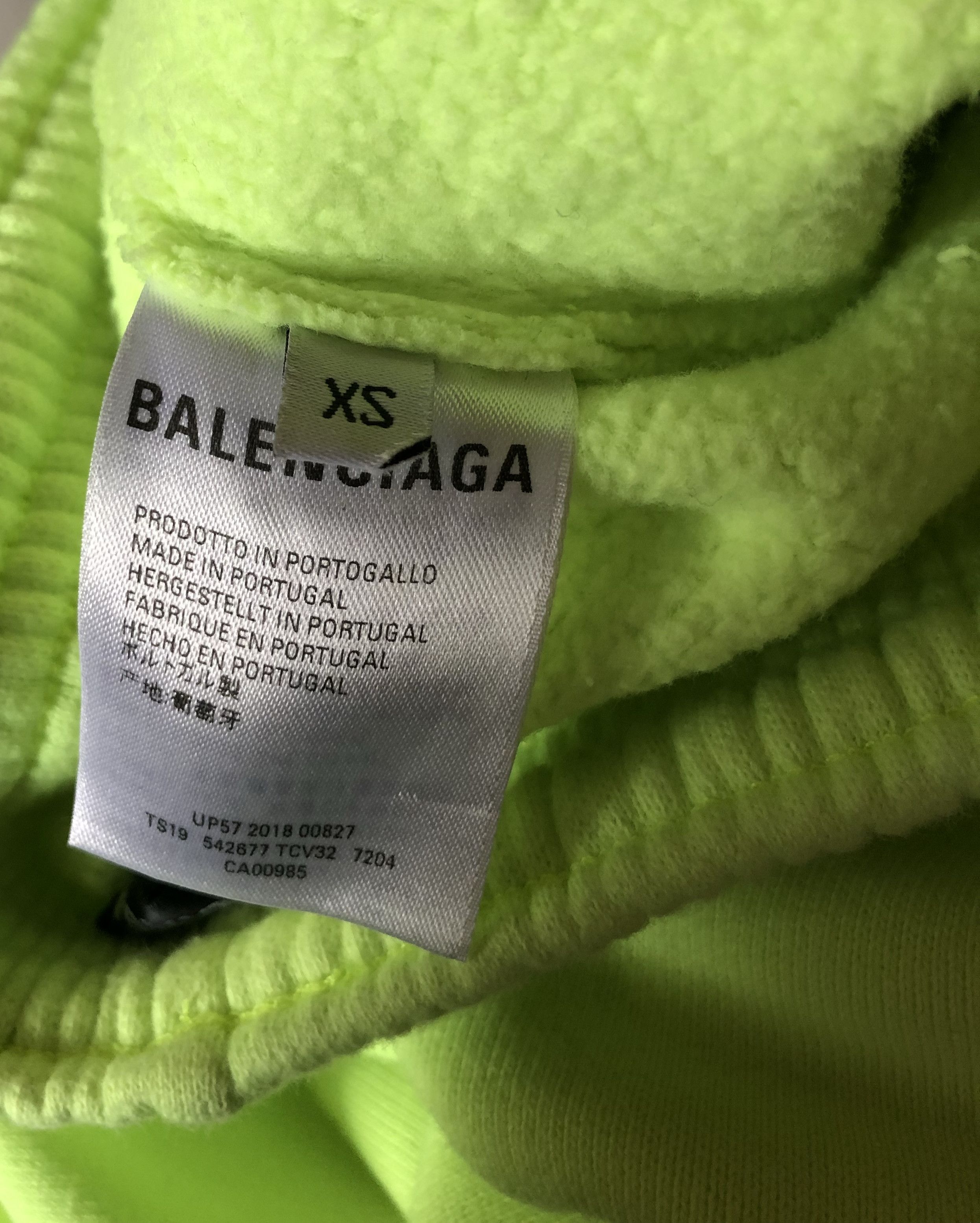Balenciaga Balenciaga Oversized Neon Yellow Sweatpants Size US 28 / EU 44 - 5 Thumbnail