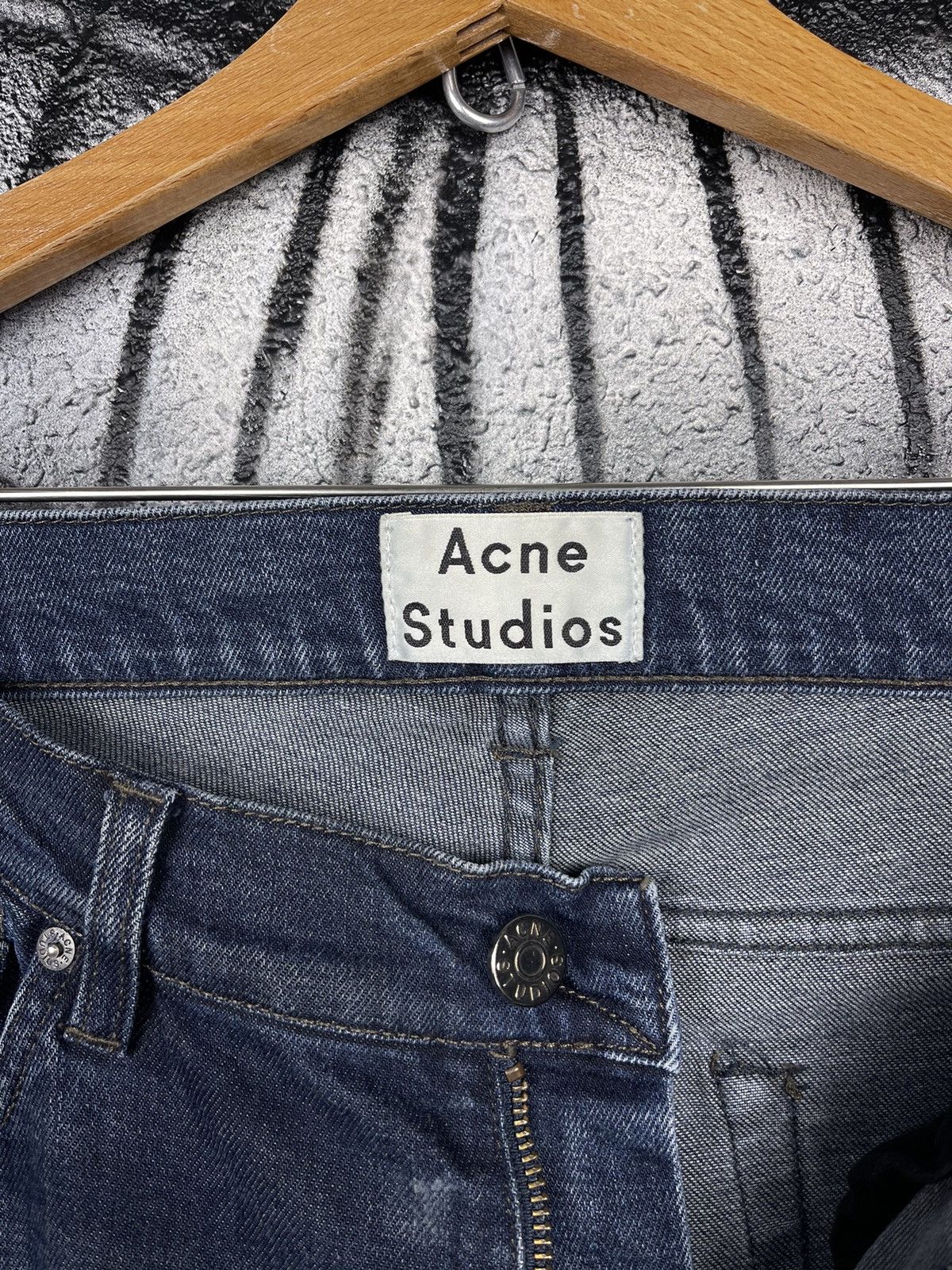 Acne Studios Acne Studios Ace Oreo Denim Jeans Men’s Size W33 L34 Size US 32 / EU 48 - 16 Thumbnail