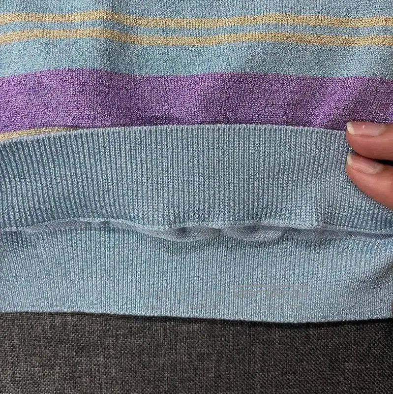 Miu Miu Miu Miu Blue Silk Pullover Sweater . Size S / US 4 / IT 40 - 7 Thumbnail
