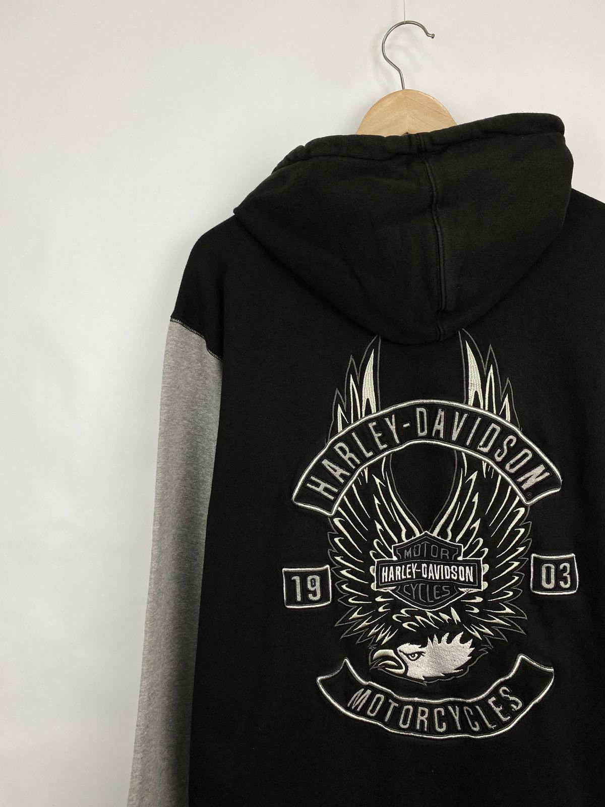Harley Davidson 🇺🇸 Vintage 90s Harley Davidson Motorcycles Choppers Hoodie Size US L / EU 52-54 / 3 - 9 Thumbnail