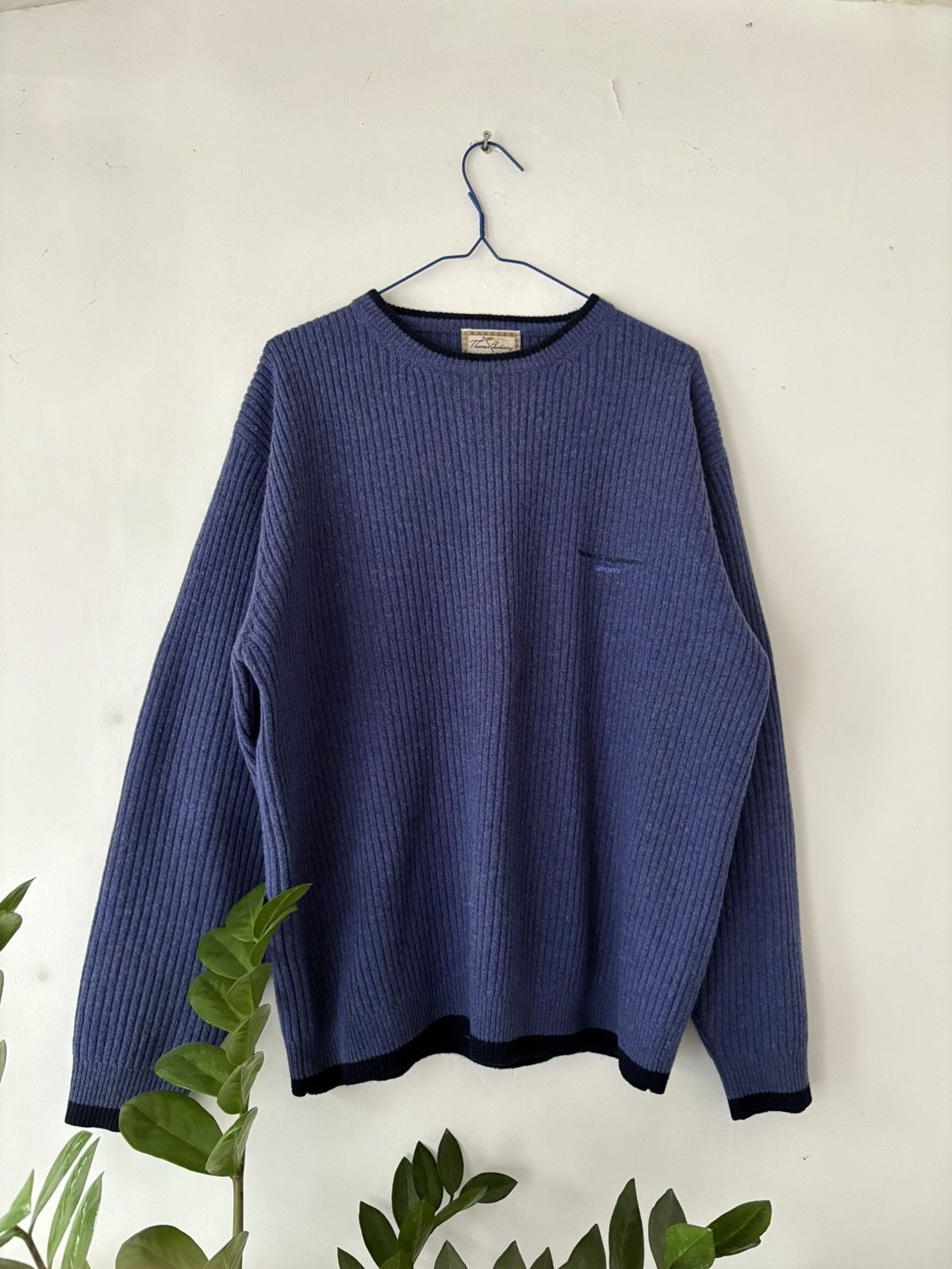 Burberry Thomas Burberry Vintage Wool Sweater Size US M / EU 48-50 / 2 - 2 Thumbnail