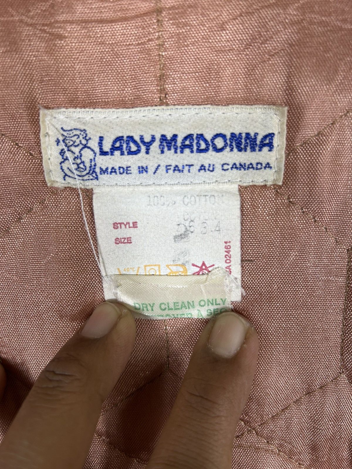 Vintage ⚡️Vintage Lady Madonna Corduroy Bomber Jacket Size XS / US 0-2 / IT 36-38 - 11 Thumbnail