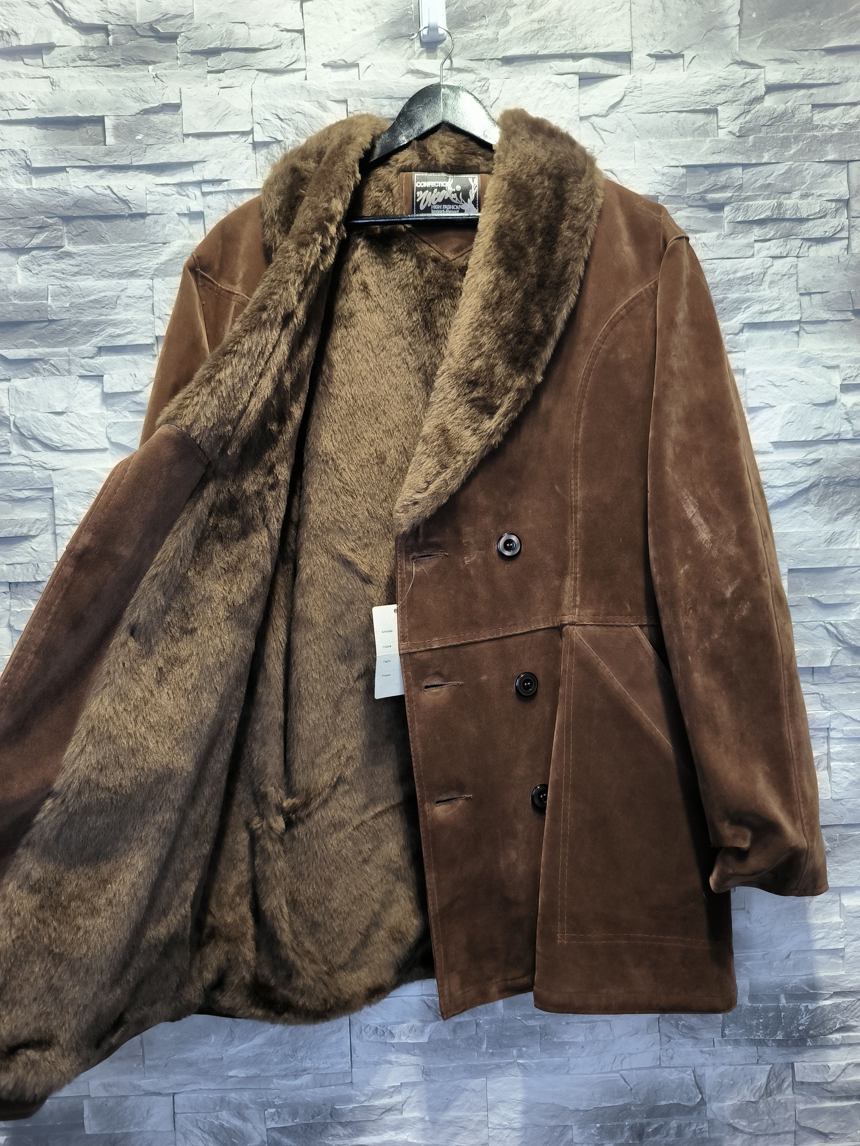 Vintage Vintage Fur Brown Leather Vicor Italy Made Brown Size XL / US 12-14 / IT 48-50 - 3 Thumbnail