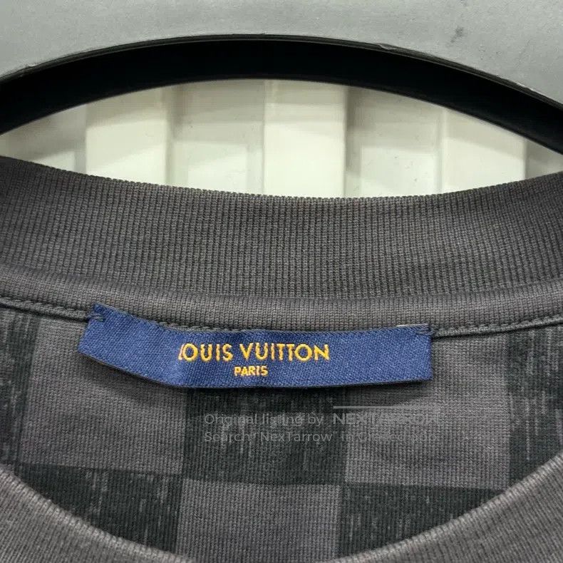 Louis Vuitton Louis Vuitton Checkerboard printed logo short sleeve Size US XL / EU 56 / 4 - 4 Thumbnail