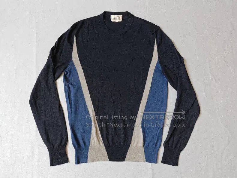 Hermes Hermes Cashmere sweater knitted sweater, black, 80% cashme Size US S / EU 44-46 / 1 - 1 Thumbnail