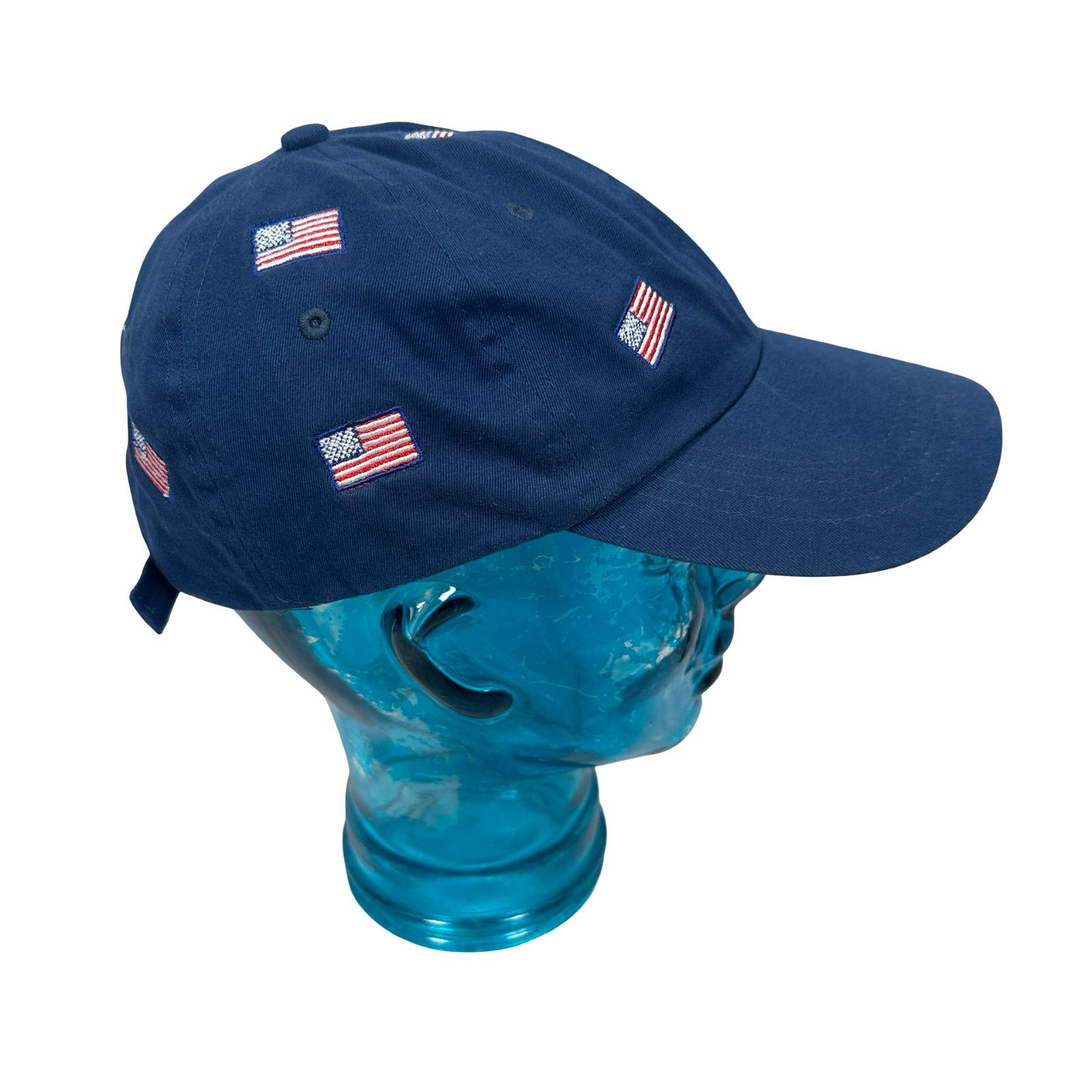 Castaway Clothing Castaway Nantucket American US Flag Dad Hat Blue Strapback Size ONE SIZE - 2 Thumbnail