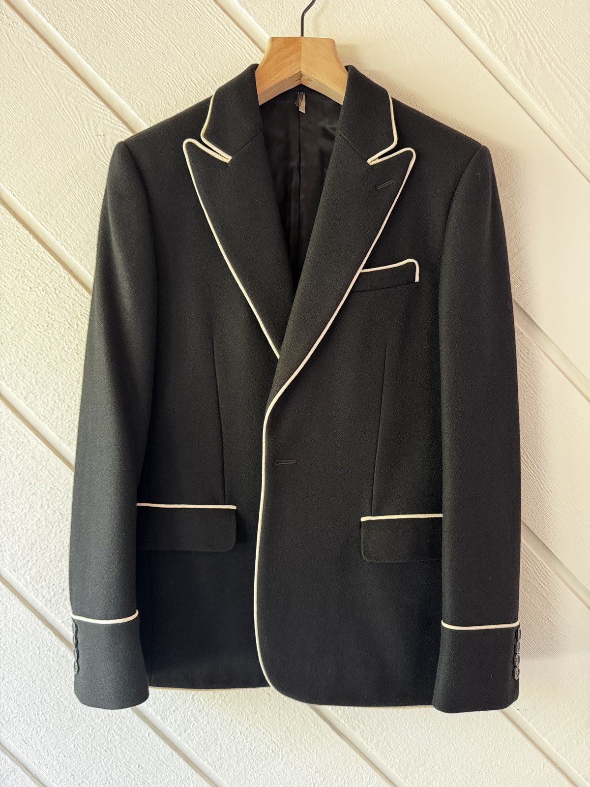 Dior Dior Homme F/W 06 Wool Tuxedo Jacket Size 50R - 1 Thumbnail