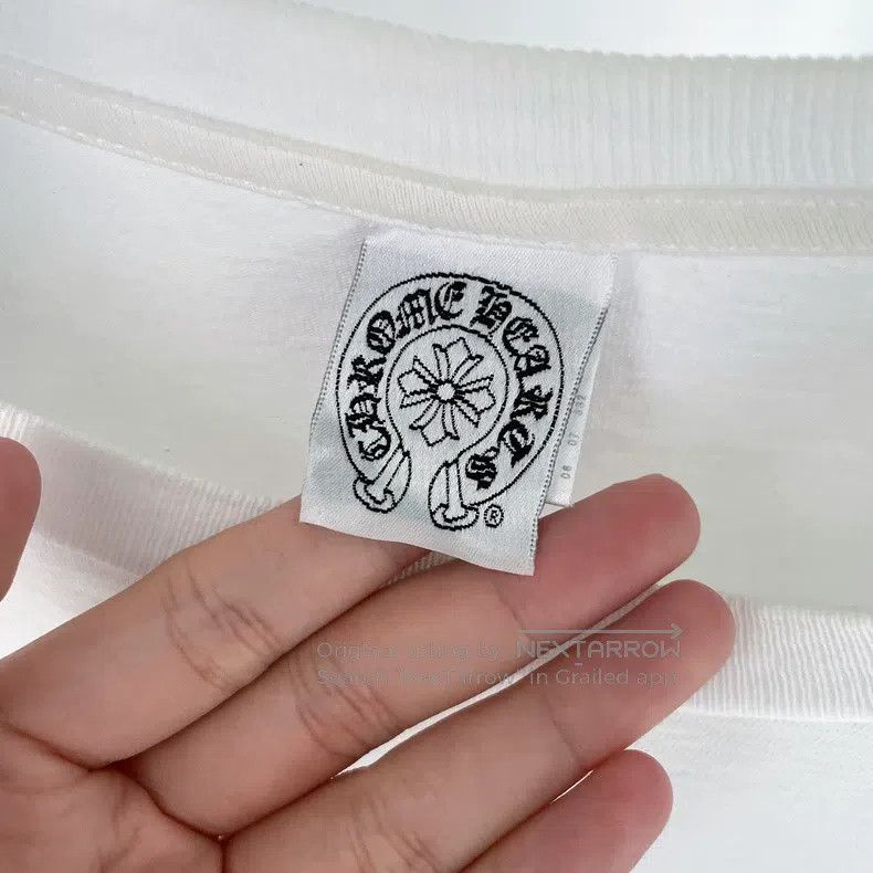 Chrome Hearts CHROME HEARTS Size M White black scroll vine short sleeve Size US M / EU 48-50 / 2 - 5 Thumbnail