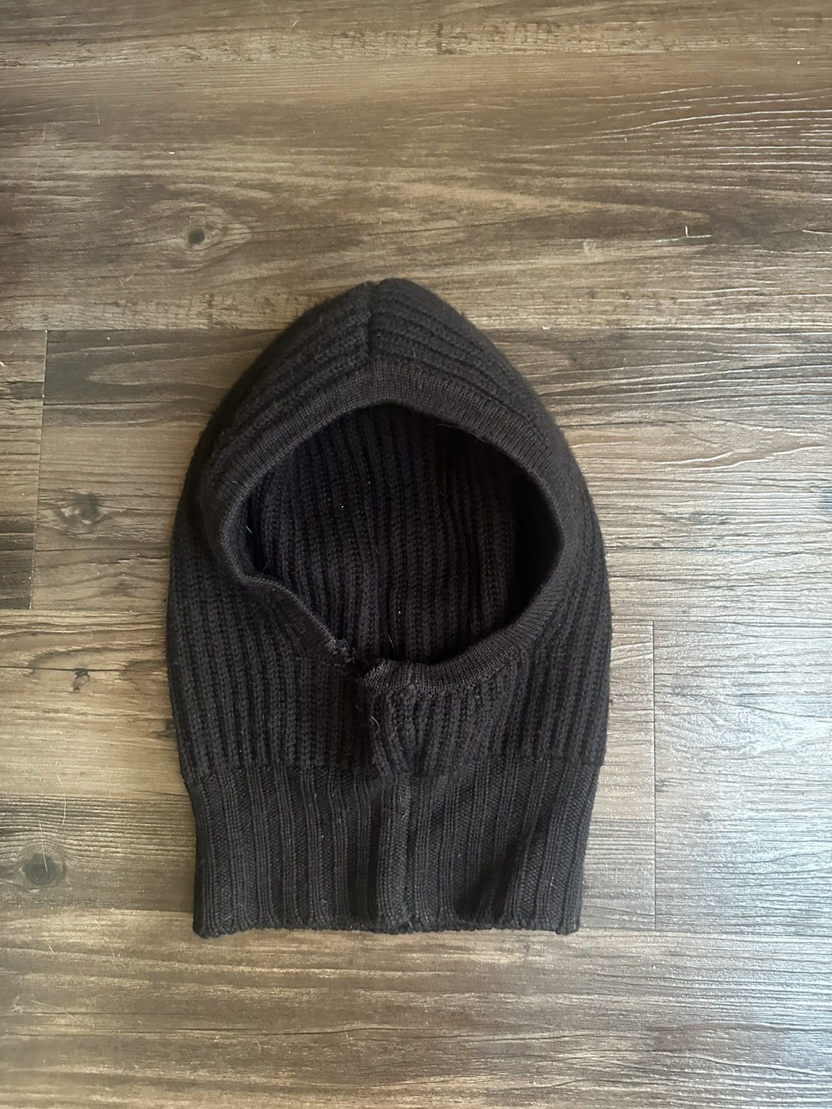 Rick Owens Mainline Knit Balaclava Size ONE SIZE - 1 Thumbnail