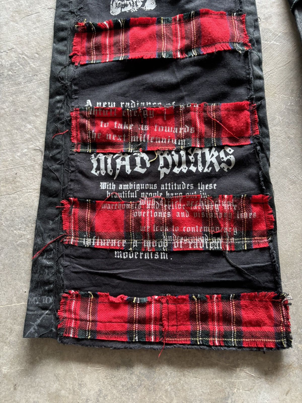 Sex Pot ReVeNGe CRAZY FLARE BONDAGE SEDITIONARIES JAPAN MAD PUNKS SKULL POEM Size US 30 / EU 46 - 13 Thumbnail