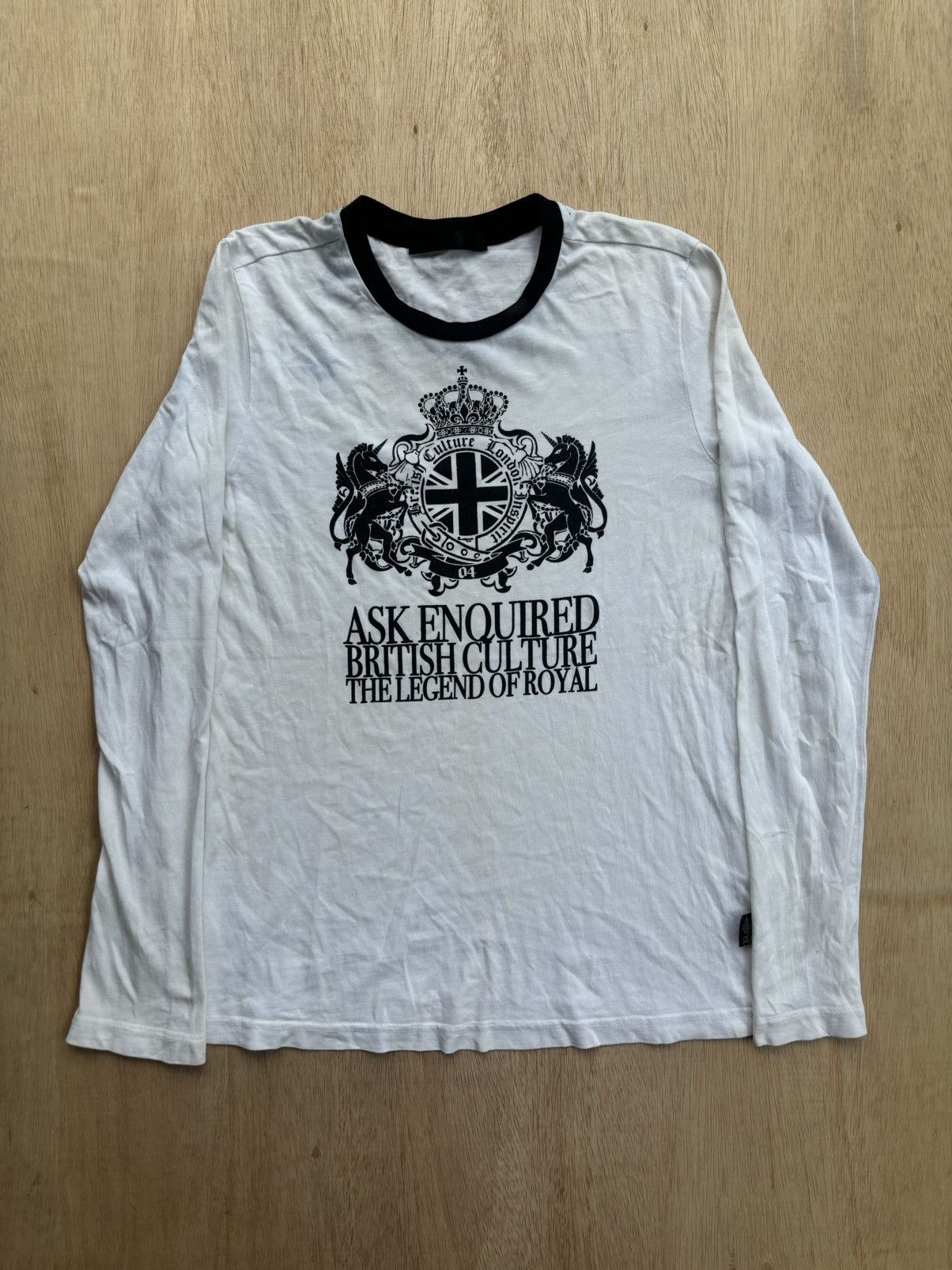 Pre-owned Hysteric Glamour X If Six Was Nine Y2k Ask Enquired Ifsixwasnine Lgb Style Longsleeve In White