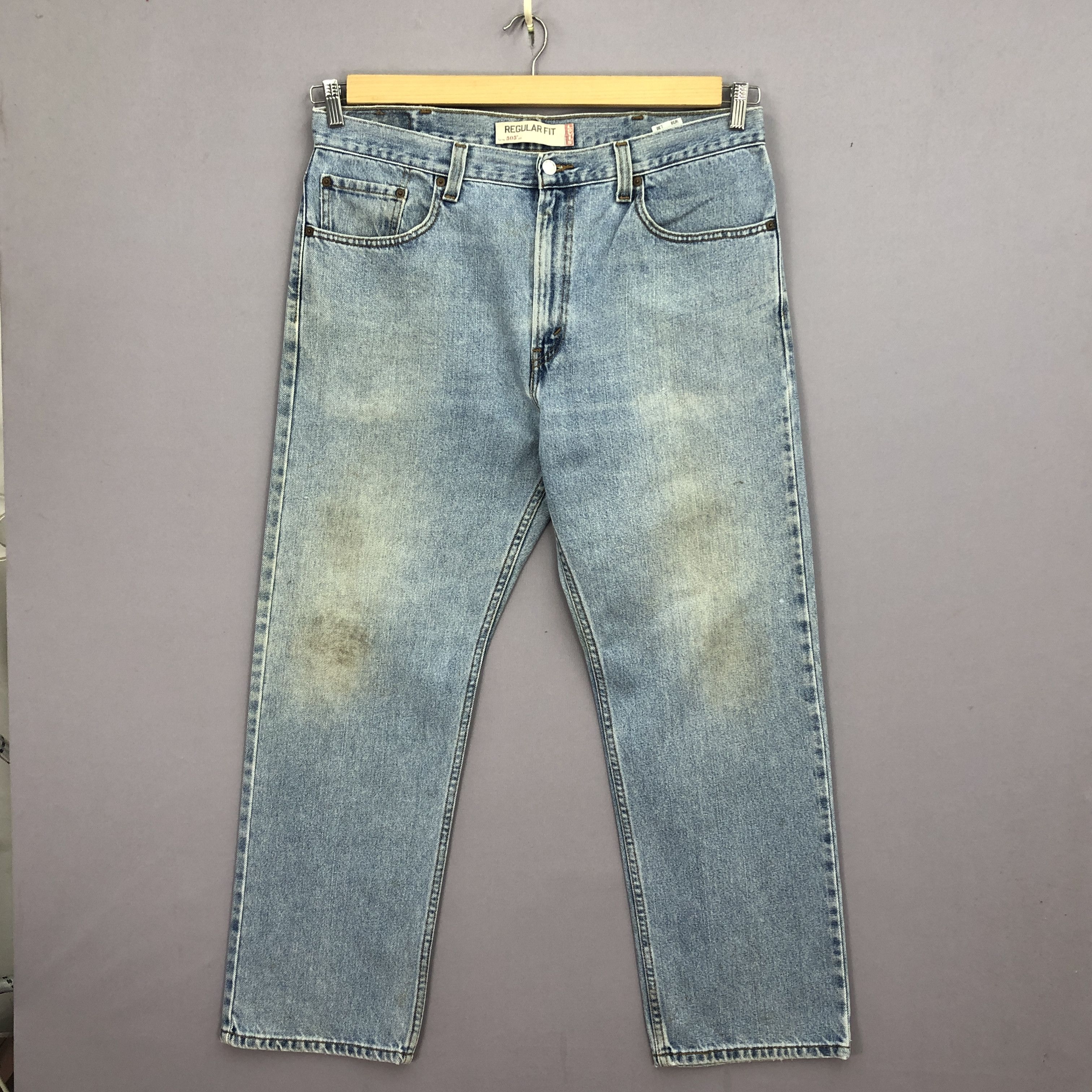Vintage Y2K Levis 505 Jeans Levi's Stonewash Faded Denim