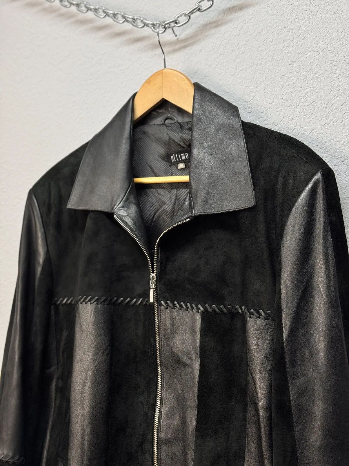 Hysteric Glamour × If Six Was Nine × Vintage VINTAGE CRAZY LEATHER JACKET IFSIXWASNINE STYLE Y2K Size US L / EU 52-54 / 3 - 5 Thumbnail