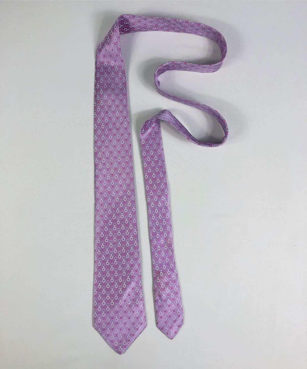 Celine Rare Celine Monogram Silk Tie Made in Italy Size ONE SIZE - 2 Thumbnail