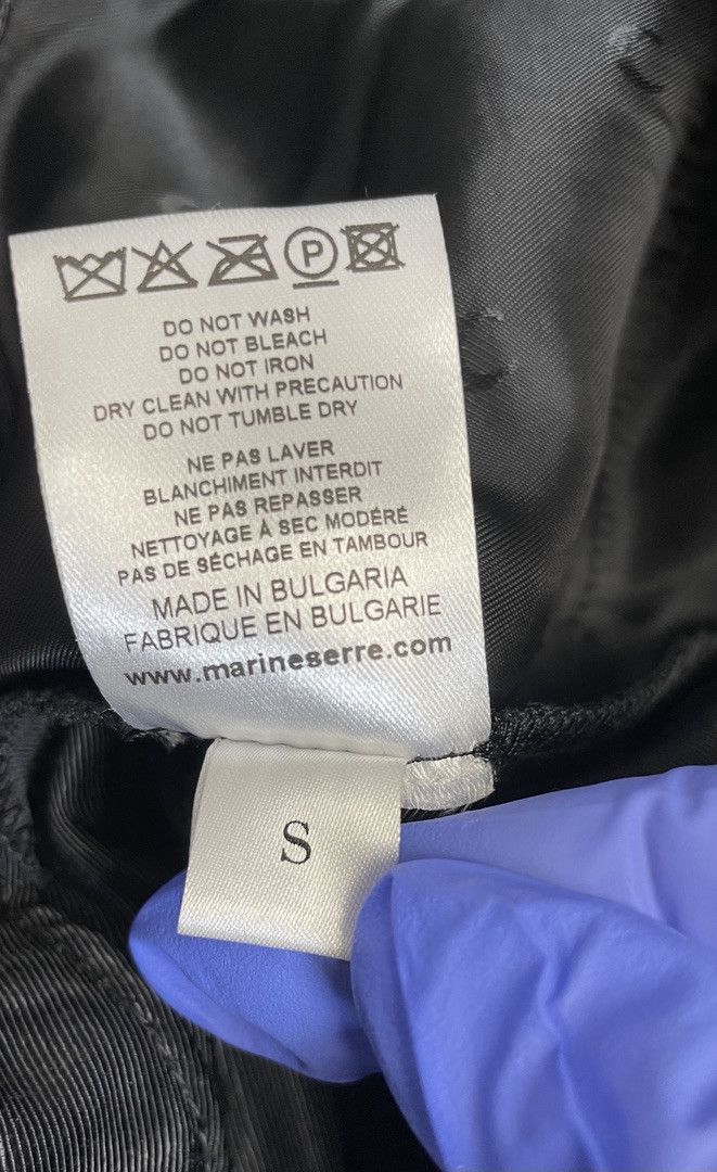 Marine Serre MARINE SERRE Womens Moire Straight Pants Size 26" / US 2 / IT 38 - 11 Thumbnail