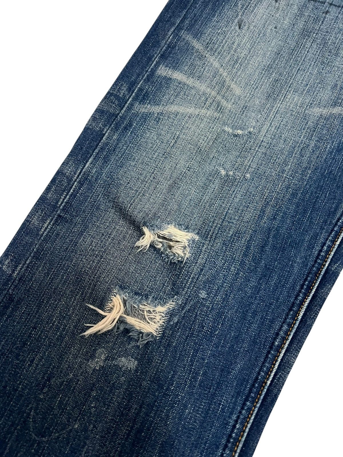 A.P.C. Vintage A.P.C Clawmark Selvedge Distressed Denim Jean Size US 34 / EU 50 - 4 Thumbnail