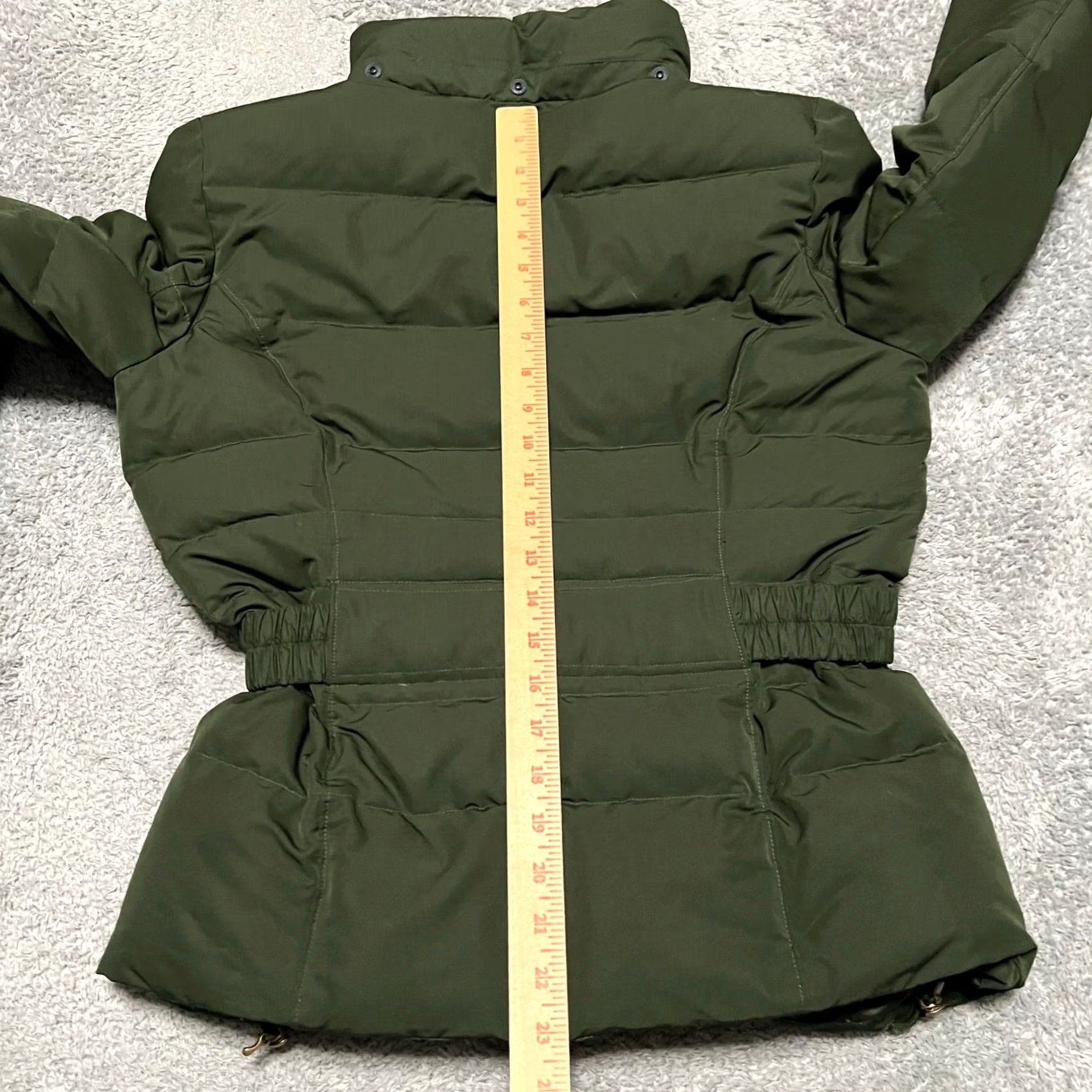 Lands' End Lands' End Coat Womens Small Green Down Belted Jacket Parka S Green Womens Down Jacket Belted Coat Size S / US 4 / IT 40 - 7 Thumbnail