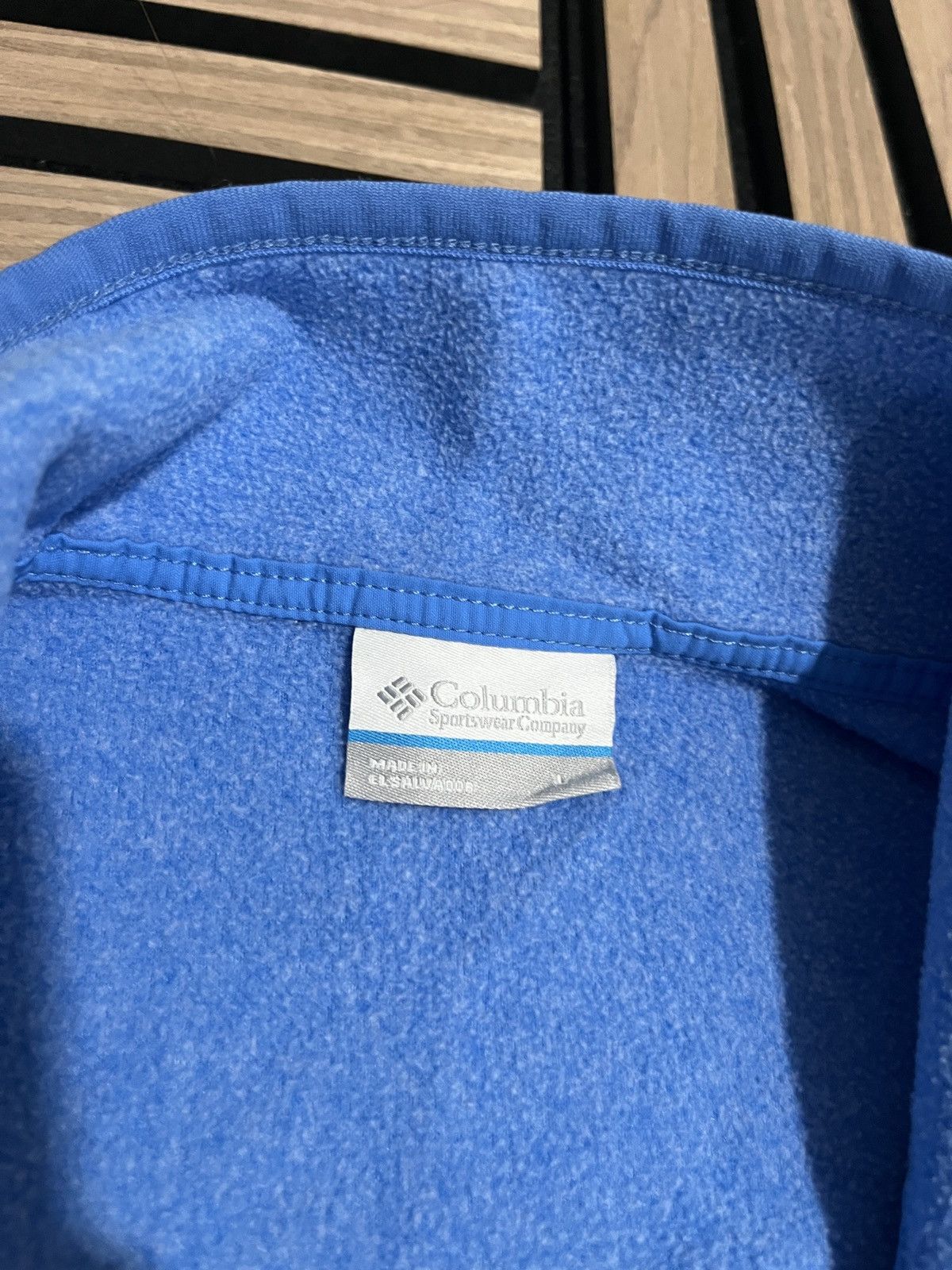 Columbia Columbia PFG Jacket women’s L 1/4 Zip Blue Fleece Pullover Size L / US 10 / IT 46 - 3 Thumbnail