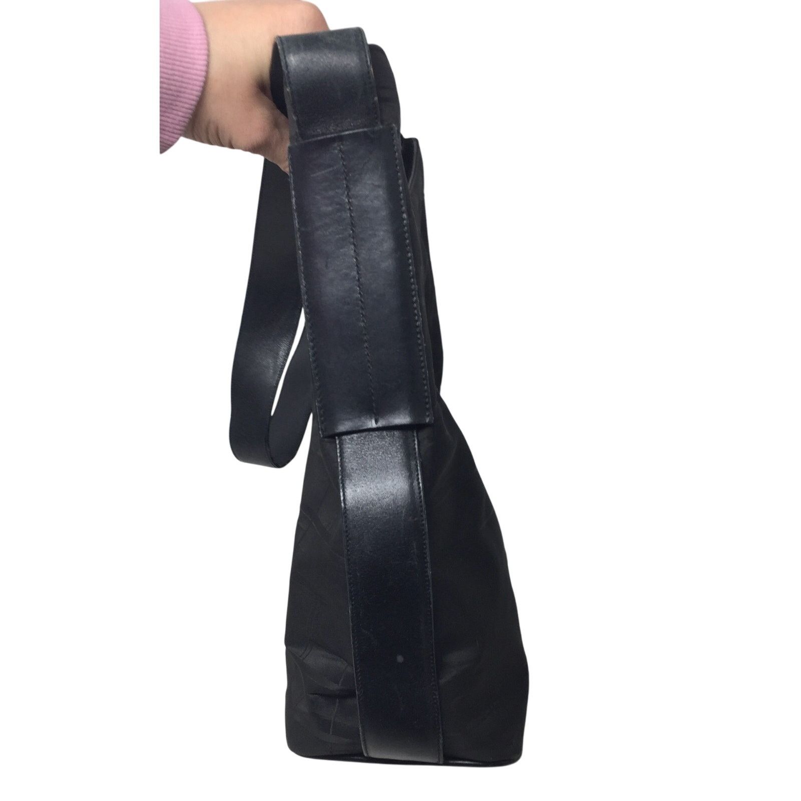 Salvatore Ferragamo Salvatore Ferragamo Black Nylon Shoulder Bag Size ONE SIZE - 4 Thumbnail