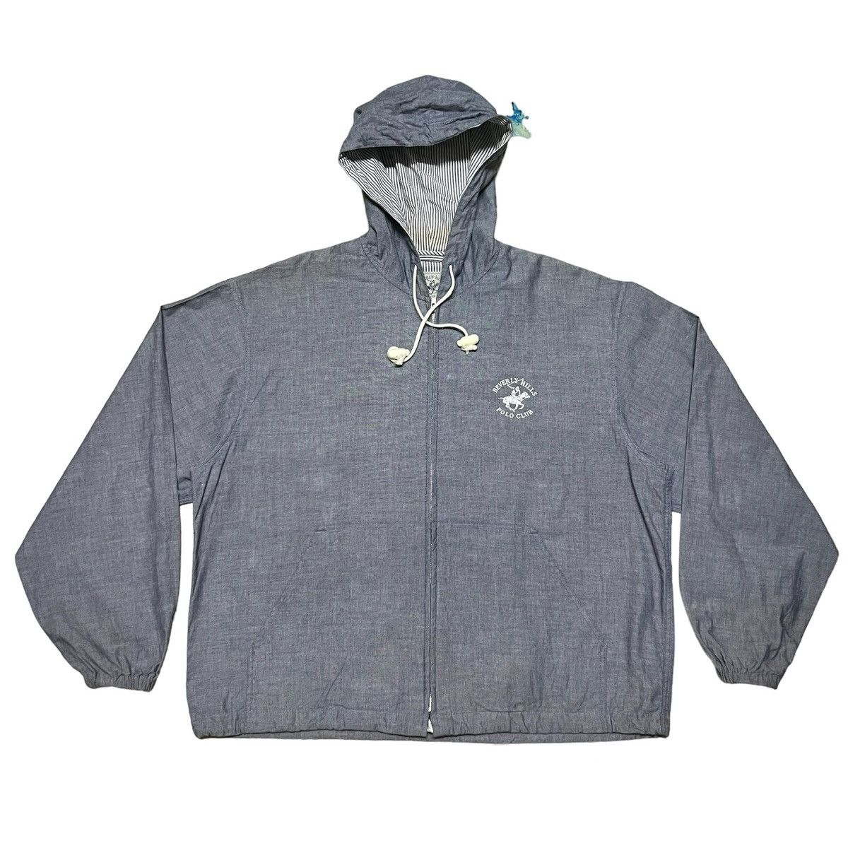 Beverly Hills Polo Club Beverly Hills Polo Club Big Logo Zipper Hoodie Size US M / EU 48-50 / 2 - 2 Thumbnail