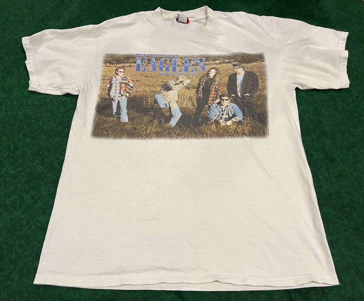 Giant × The Eagles Vintage 1994 Ealges Band Shirt Hell Freezes Over World  Tour | Grailed