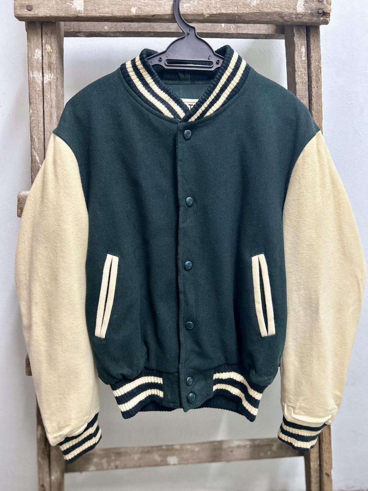 Other Vintage TAC Corporation Wool Varsity Jacket Size US L / EU 52-54 / 3 - 1 Thumbnail