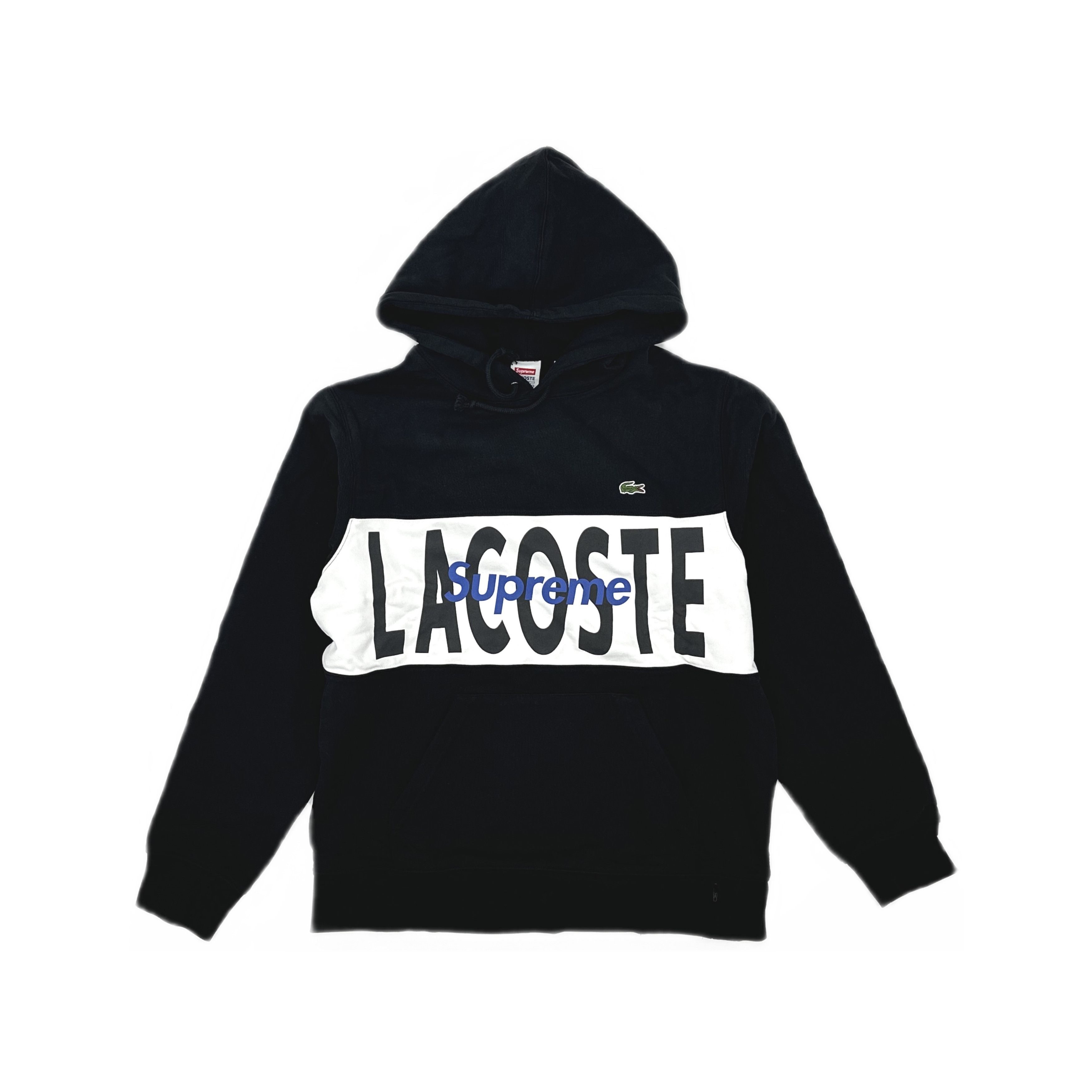 Supreme Supreme x Lacoste Logo Panel Hoodie US XL Size US XL / EU 56 / 4 - 1 Thumbnail
