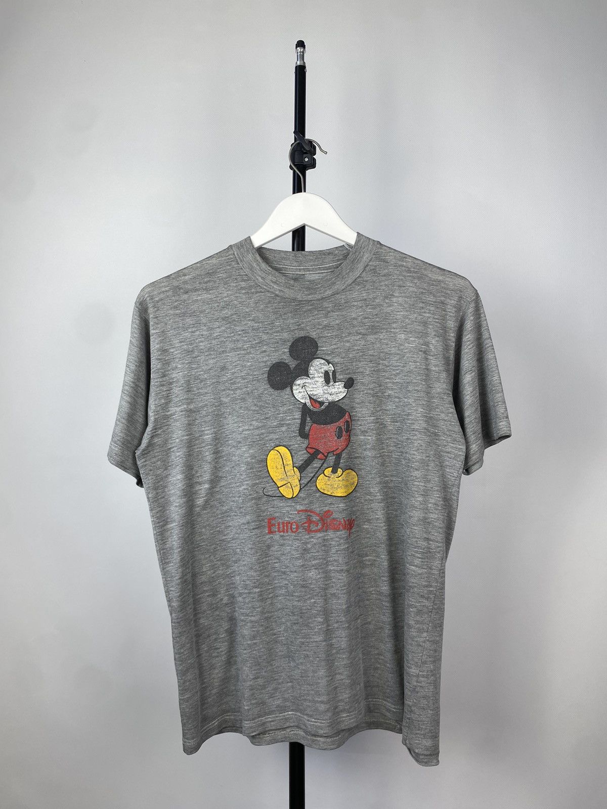 Disney × Vintage Vntg Euro Disney Mickey Mouse Cartoon NumberNine style Tee Size US S / EU 44-46 / 1 - 1 Thumbnail