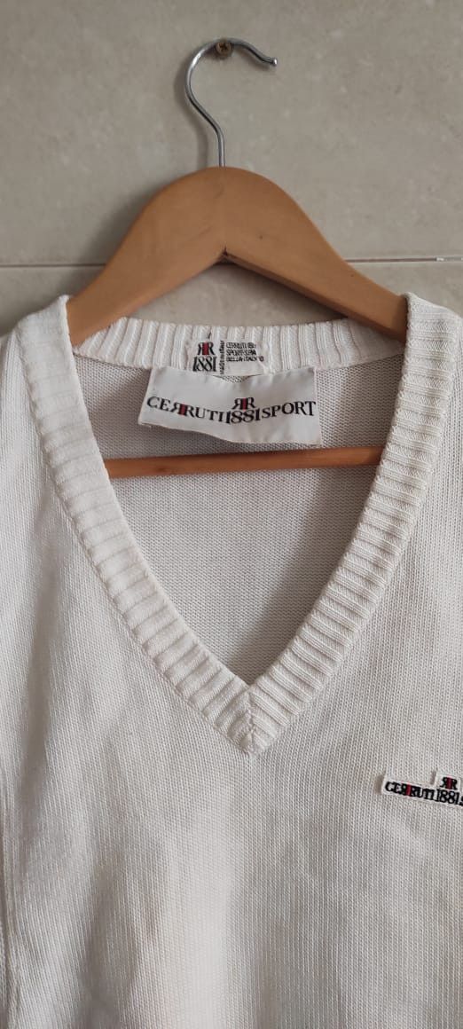 Cerruti 1881 CERRUTI 1881 80'S JIMMY CONNORS TENNIS WOOL TANK TOP Size US M / EU 48-50 / 2 - 4 Thumbnail