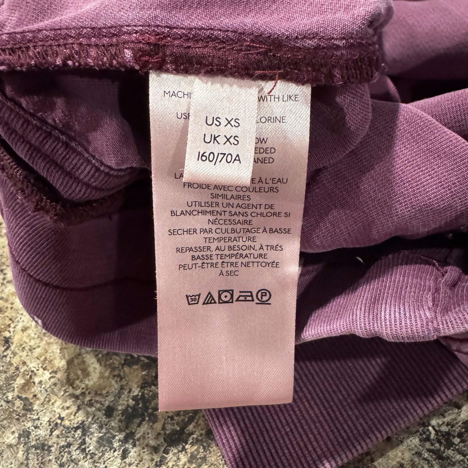 Other Pilcro Nomad Pants Joggers Lyocell Pull On Purple XS Coastal Size 26" / US 2 / IT 38 - 4 Thumbnail