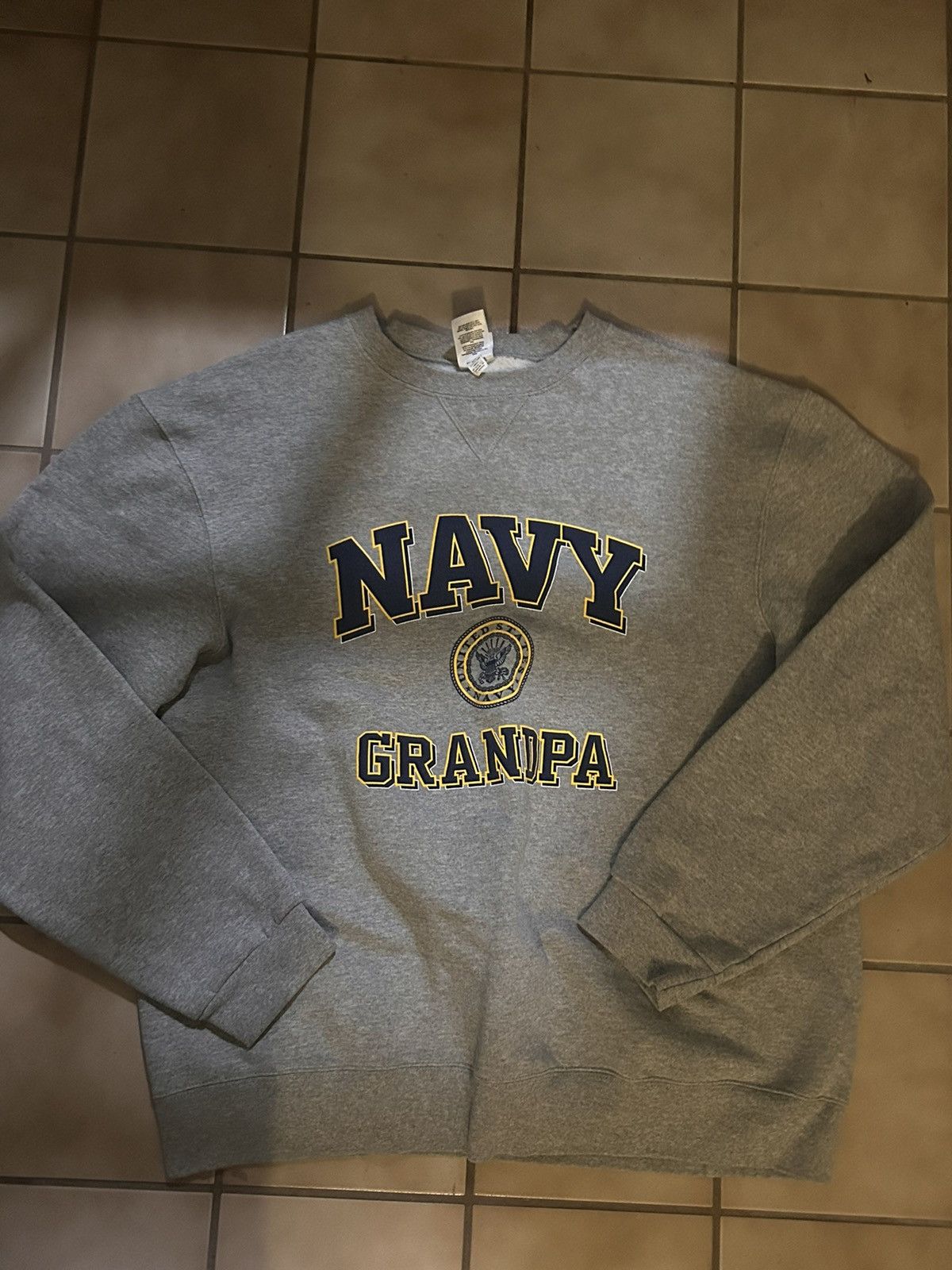 Vintage Vintage Navy Crewneck Size US XXL / EU 58 / 5 - 1 Preview