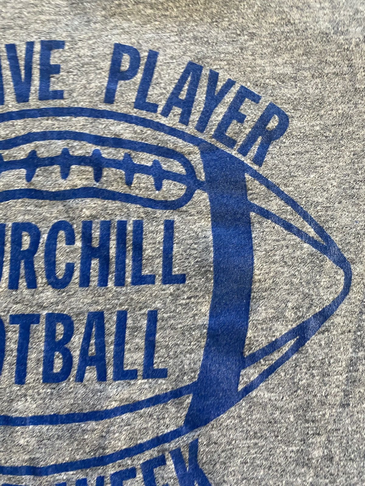 Vintage Vintage 80’s Churchill Football Player of Week Single Stitch Size US L / EU 52-54 / 3 - 4 Thumbnail