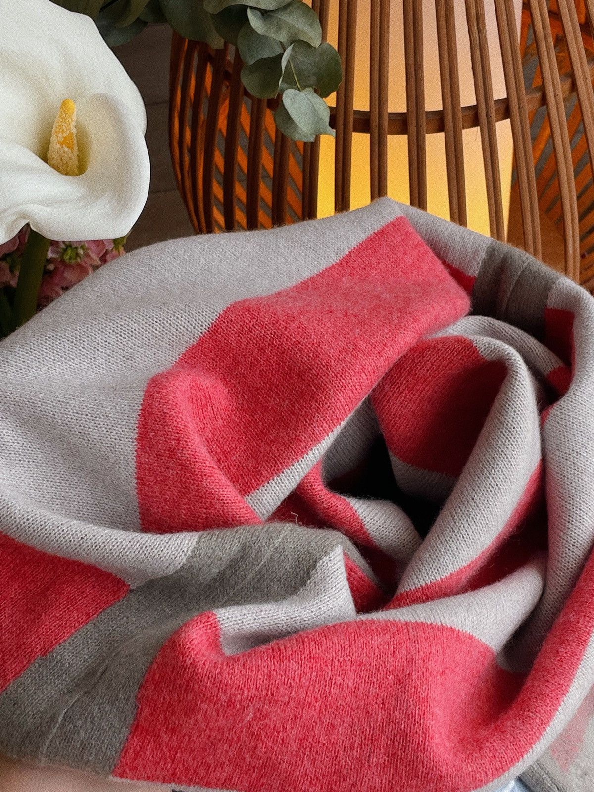 Burberry Prorsum Burberry Prorsum Pink & Grey Cashmere Sweater Size XS / US 0-2 / IT 36-38 - 13 Thumbnail
