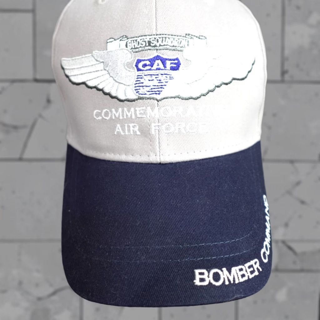 Vintage VINTAGE Bomber Command Ghost Squadron Baseball Hat Snapback Embroidered Airforce NEW Size ONE SIZE - 1 Thumbnail