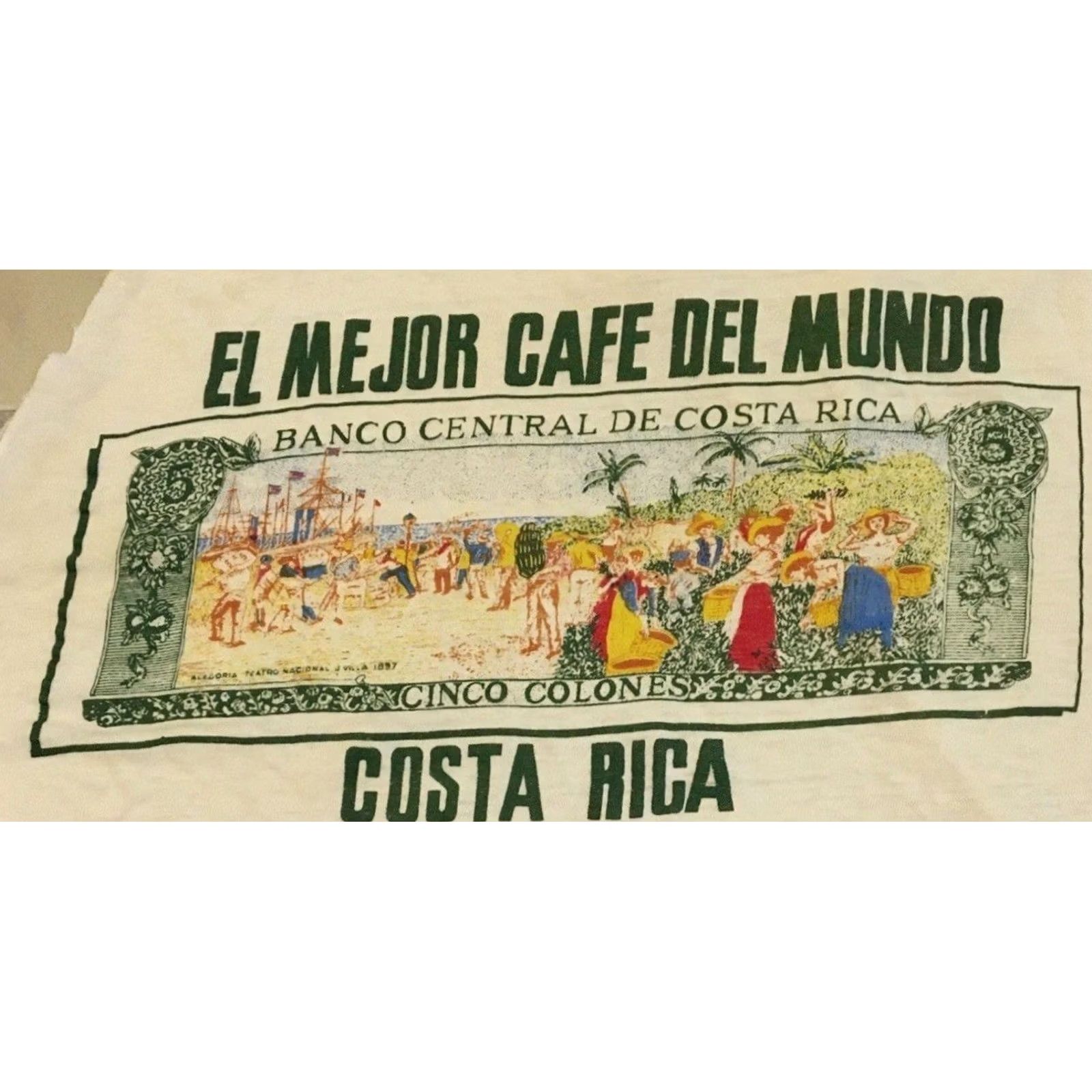 Vintage VINTAGE Costa Rica Dollar Bill Thrashed Faded Cut Off Shirt S Money Bank Art Grunge T-Shirt Men White 80s Rock Surf Punk Retro 80s Mens S Clay Size US S / EU 44-46 / 1 - 3 Thumbnail