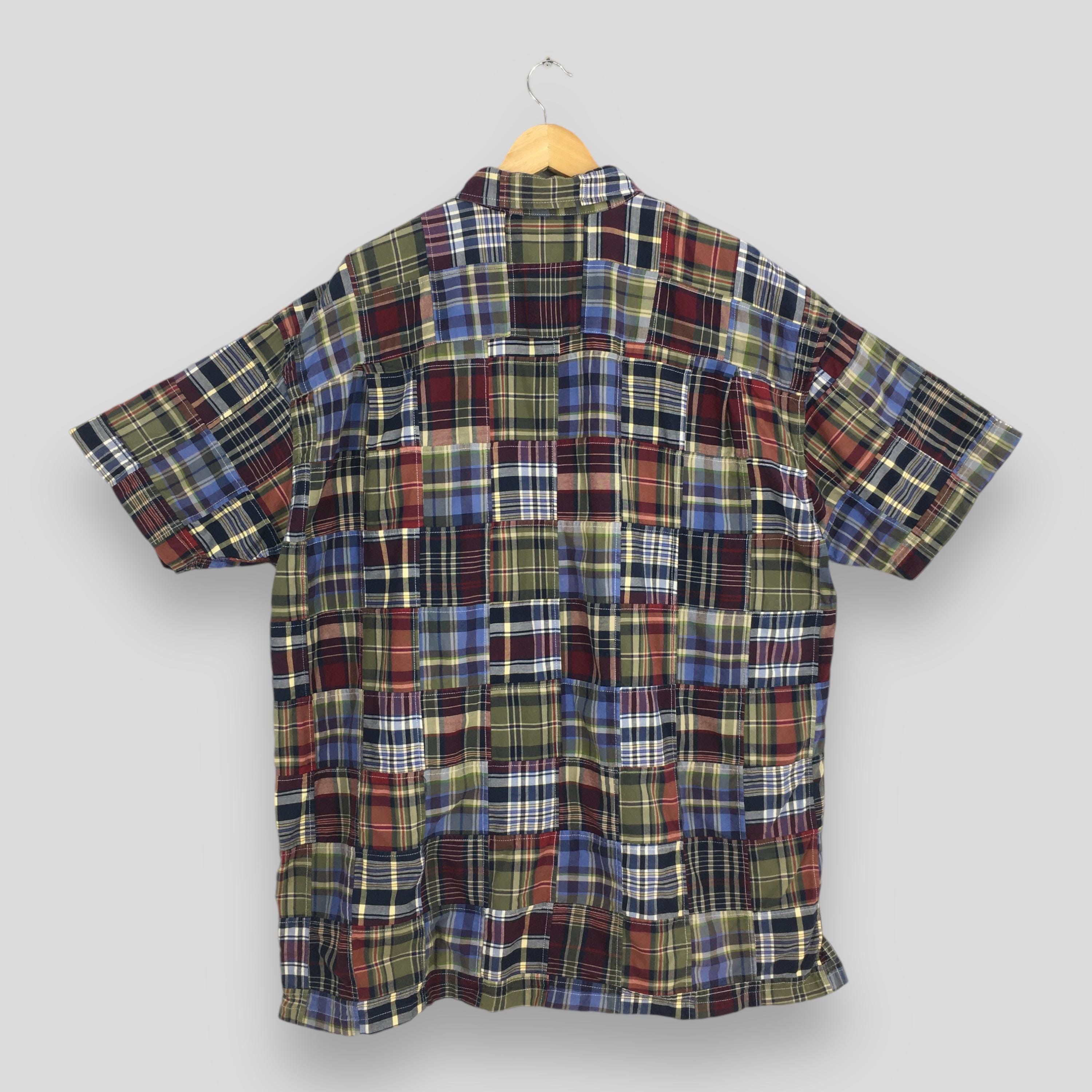 Nautica Vintage Nautica Patchwork Checkered Shirt 2XLarge Size US XXL / EU 58 / 5 - 6 Thumbnail